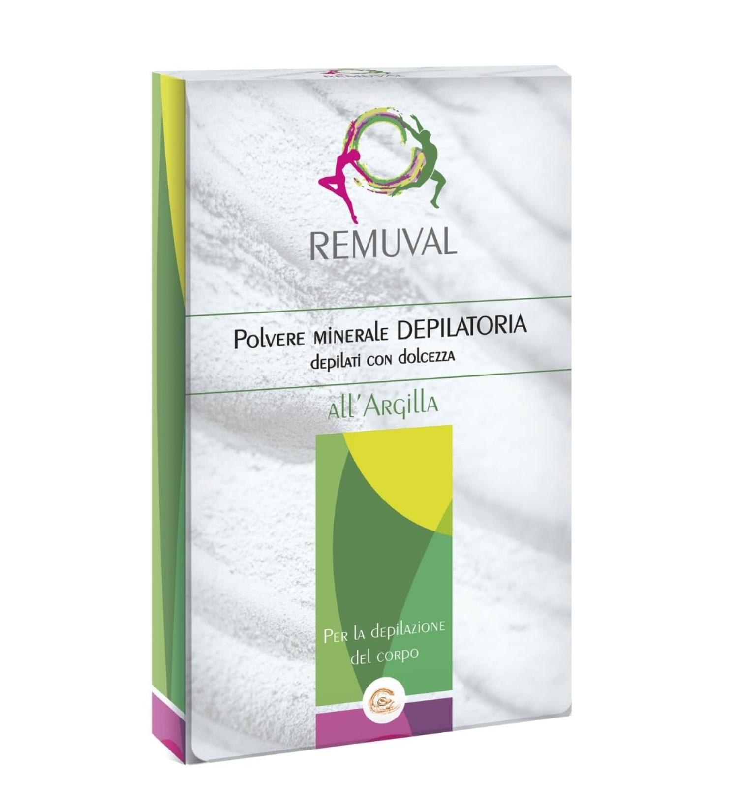  Carone CARONE Cosmetic "Remuval" 100% Made in Italy Mineral Hair Removal Powder 2 x 100 g With Green Clay Hair Removal Cream for Men and Women Also for Sensitive Skin Natural Hair Removal Cream - Buy Online on GoSupps.com