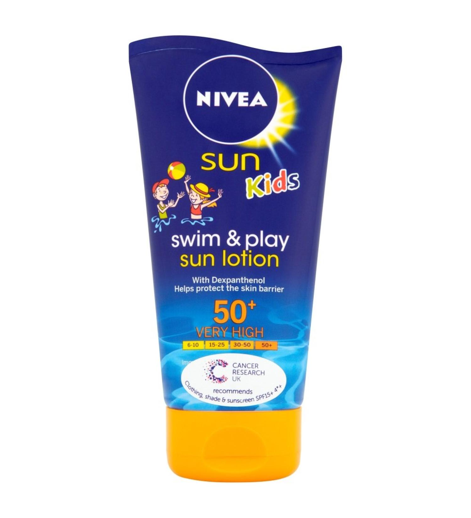 Nivea Nivea Suncream Kids Swim & Play Protection 50+ - 150 Ml