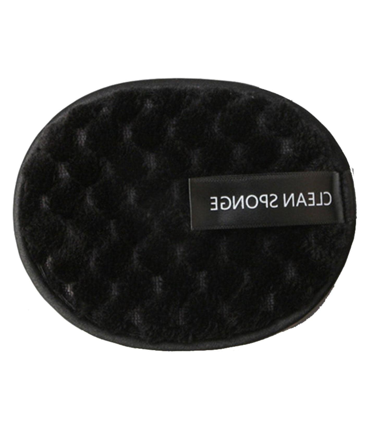4 Reusable Round Makeup Remover Pads | 100% Microfiber Washable & Eco-Friendly Cotton | Deep Clean & Gentle for All Skin Types - Black - Buy Online on GoSupps.com