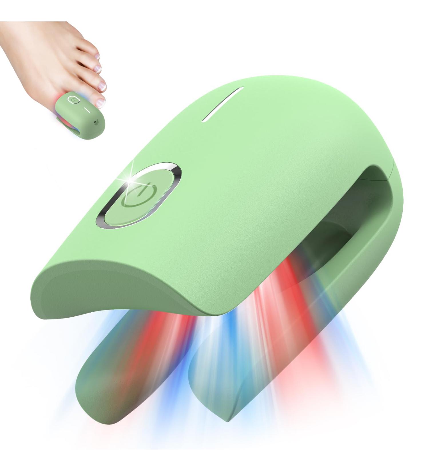 Ikeen Nail Fungus Treatment Device - Effective Onychomycosis Solution with Red & Blue Light Therapy | Painless & Fast Nail Health Improvement - Buy Online on GoSupps.com
