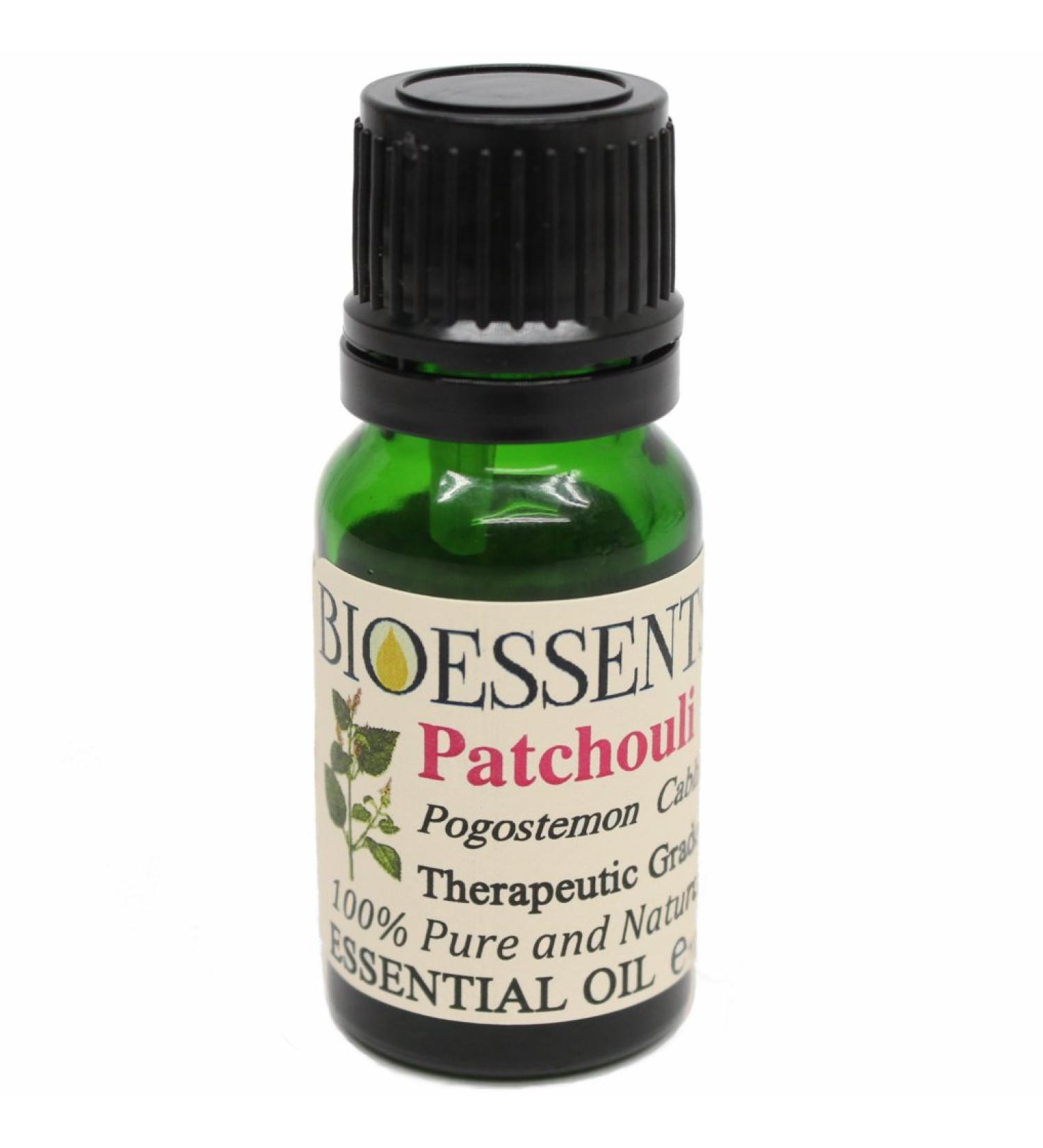 Bioessents Patchouli Essential Oil - Dark Aged Pure and Natural Undiluted Therapeutic Grade Origin Indonesia 10 mL Glass Bottle