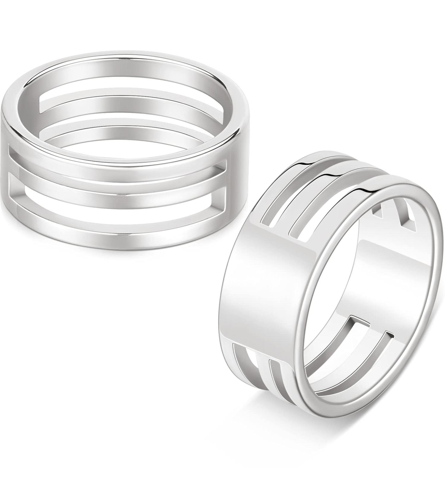 Stainless Steel Jump Ring Opening Tools - Set of 2 | Jewelry Makers Craft Projects Supplies - Silver - Buy Online on GoSupps.com
