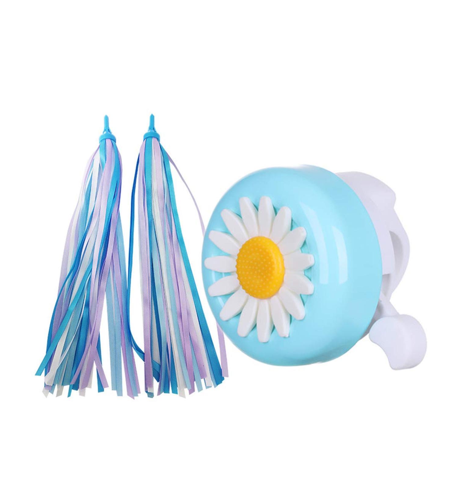 Platt Kids Bike Bell & Horn Set with Streamer Tassels - Blue/White - Buy Online on GoSupps.com
