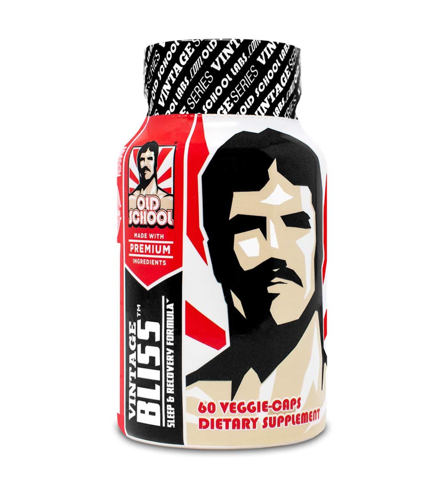 Vintage Bliss Melatonin Sleep Supplement - Deep Sleep & Muscle Recovery - 60 Count Pack - Keto Friendly - Buy Online on GoSupps.com