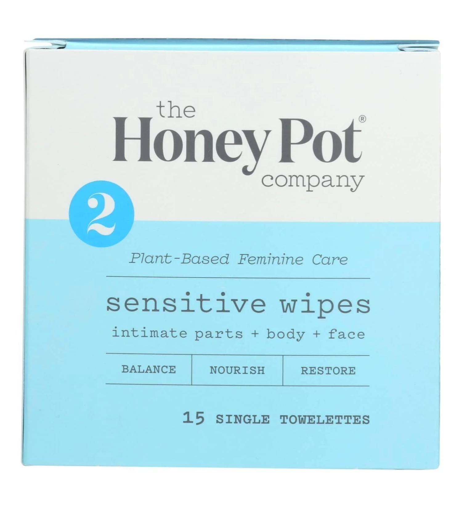 Buy The Honey Pot Intimate Wipes - 15 Ct | Best Feminine Care for All Skin Types - Ships Internationally - Buy Online on GoSupps.com