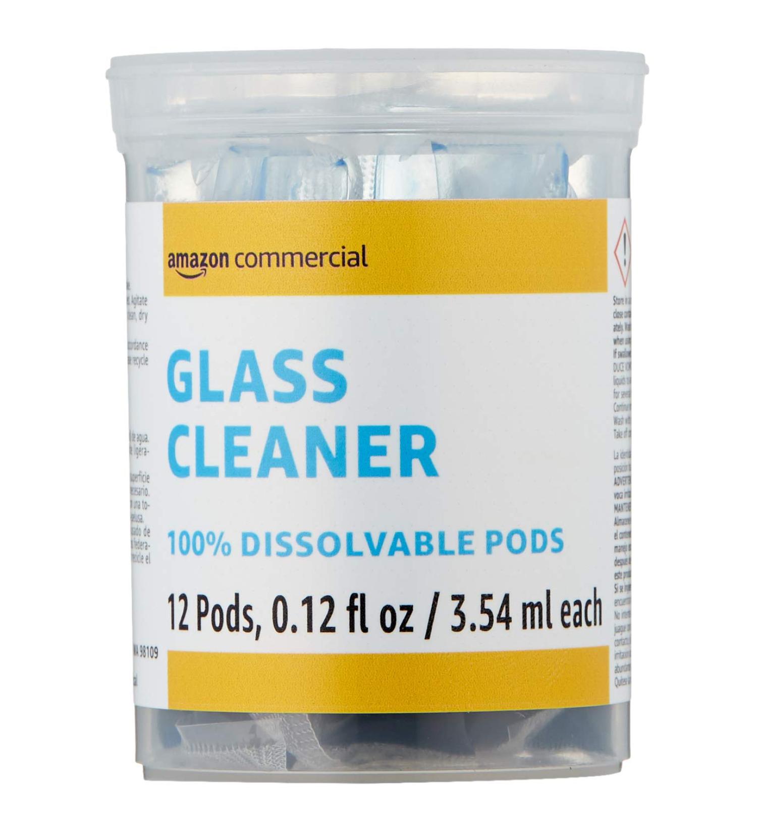 AmazonCommercial Dissolvable Glass Cleaner Refill Vial - 12 Pack - 12 Refills - Buy Online on GoSupps.com