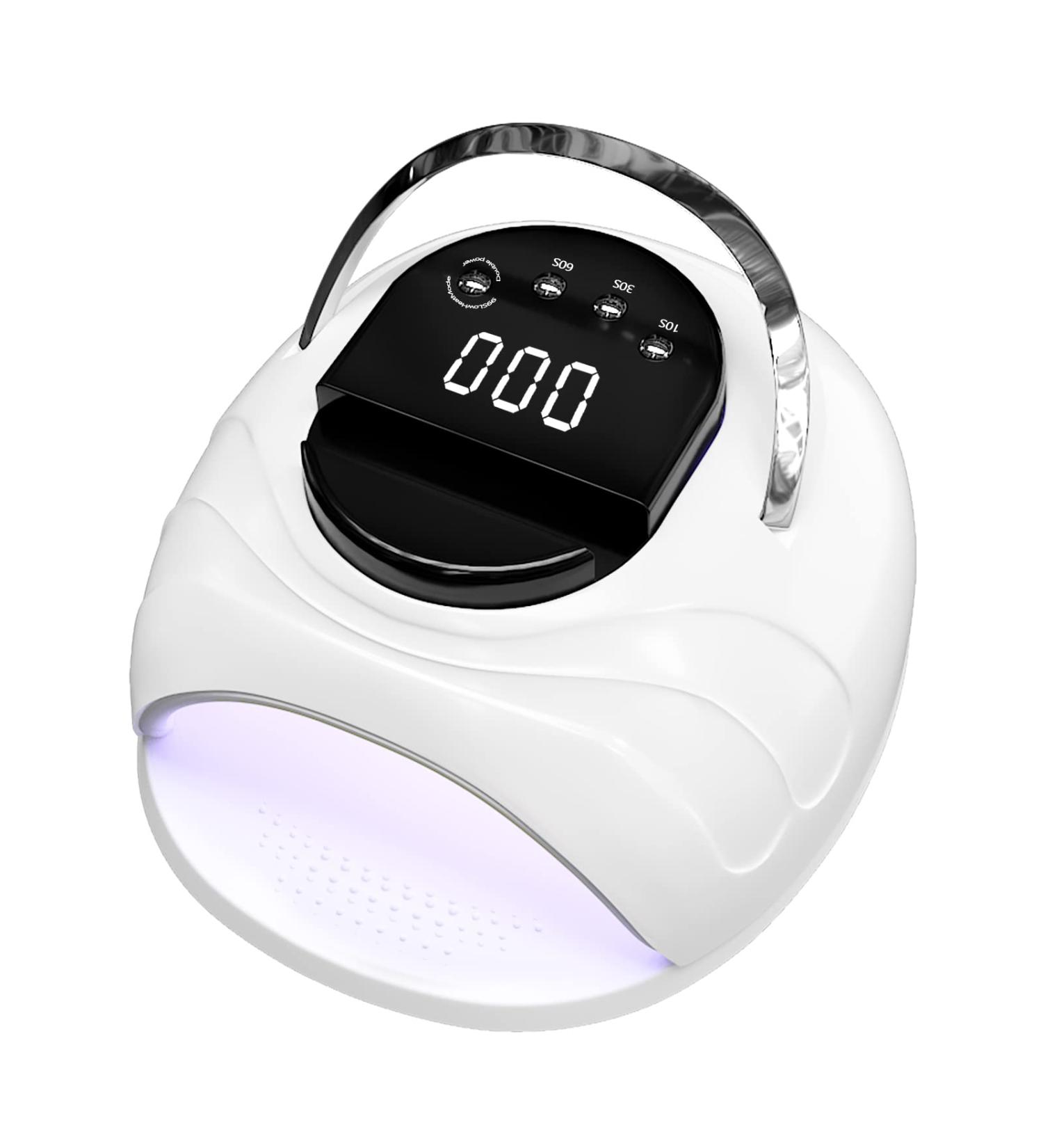ANGNYA Nail Lamp 168W UV Light with 4 Timer Settings and Automatic Sensor - Professional Nail Dryer for Nail Art in White - Buy Online on GoSupps.com
