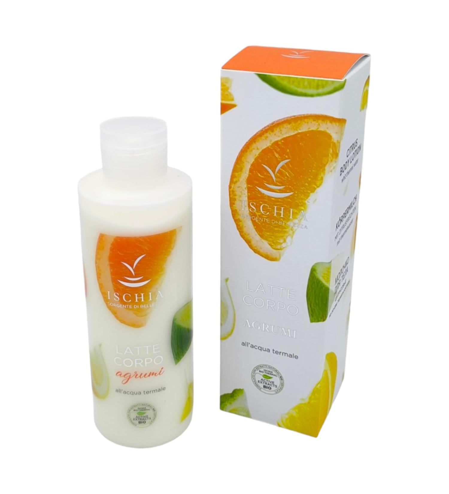 Ischia Sorgente di Bellezza Aqua Body Lotion "Citrus" 200 ml based on thermal water from the island of Ischia