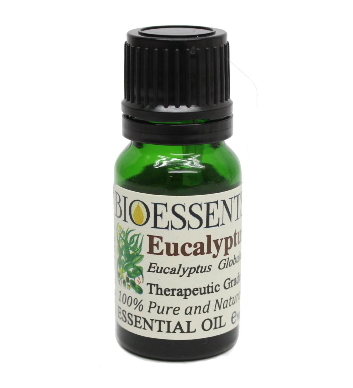 Bioessents Eucalyptus Essential Oil Source EUCALYPTUS GLOBULUS Pure and Natural Undiluted Therapeutic Grade Origin Australia 10 mL
