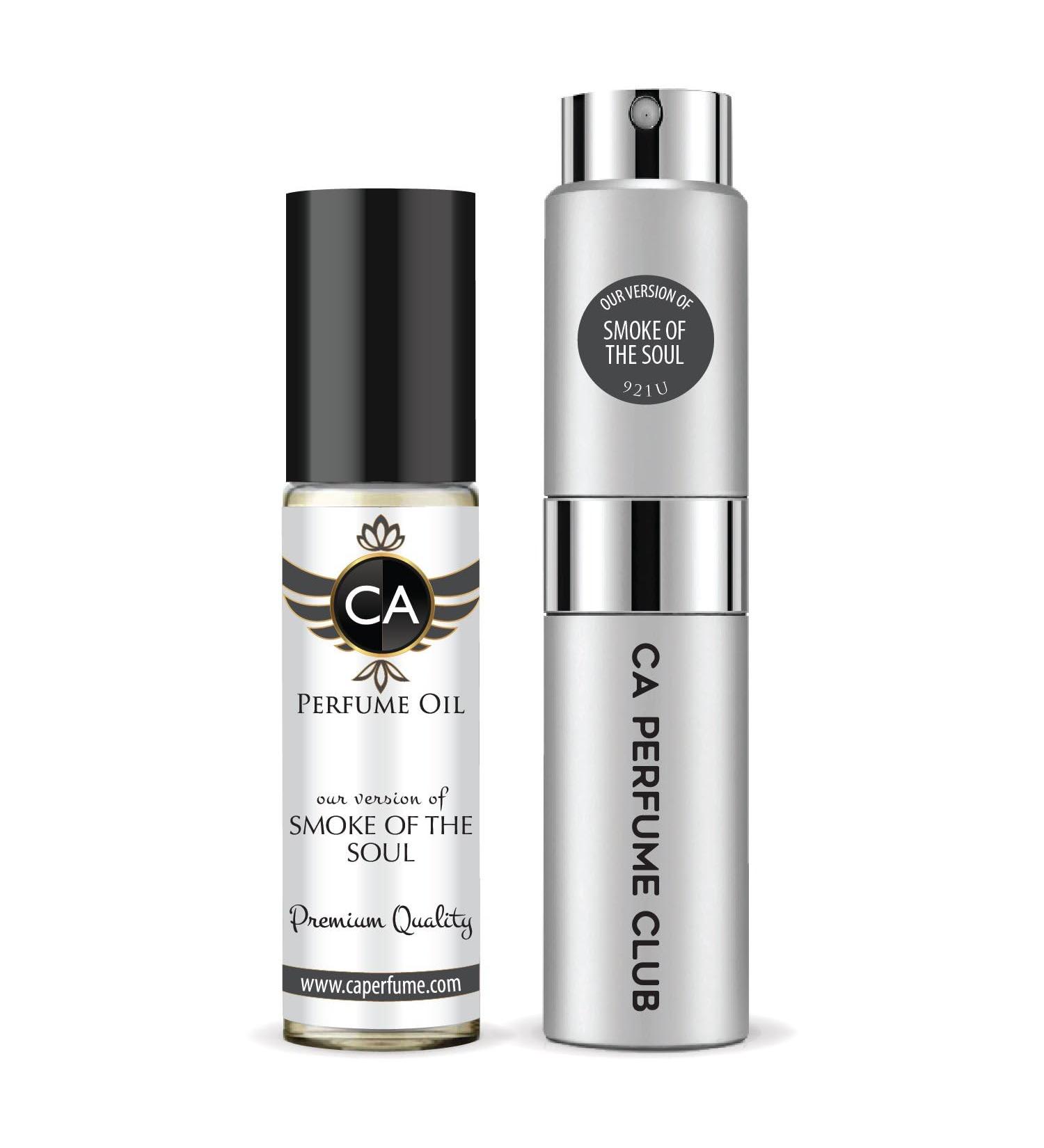 CA Perfume Duo Impression of Smoke Of The Soul For Women & Men Sprayer + Body Oil Roll-On Bottles 0.27 Fl Oz+0.33 Fl Oz - Buy Online on GoSupps.com