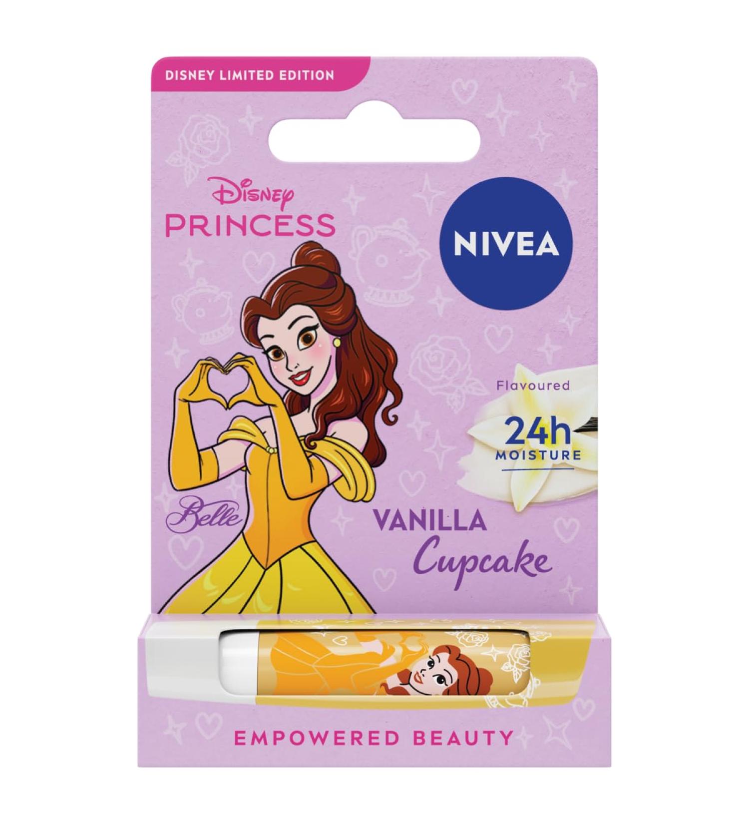 NIVEA Caring lipstick Vanilla Beauty Disney Edition 48 g - Buy Online on GoSupps.com