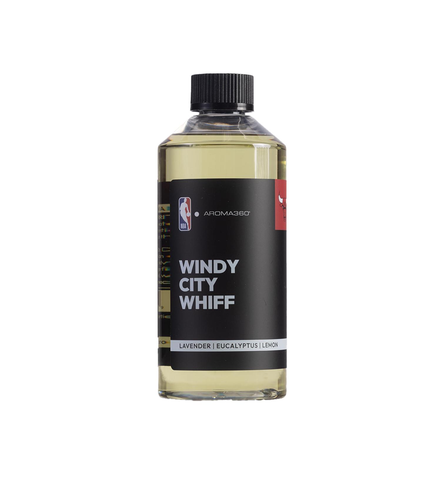 Aroma360 x NBA - Chicago Bulls - Windy City Whiff Oil Blend - Luxury Aromatherapy Scent Oil with Notes of Lavender, Tea Tree, and Clove 16.9 fl oz, 500mL
