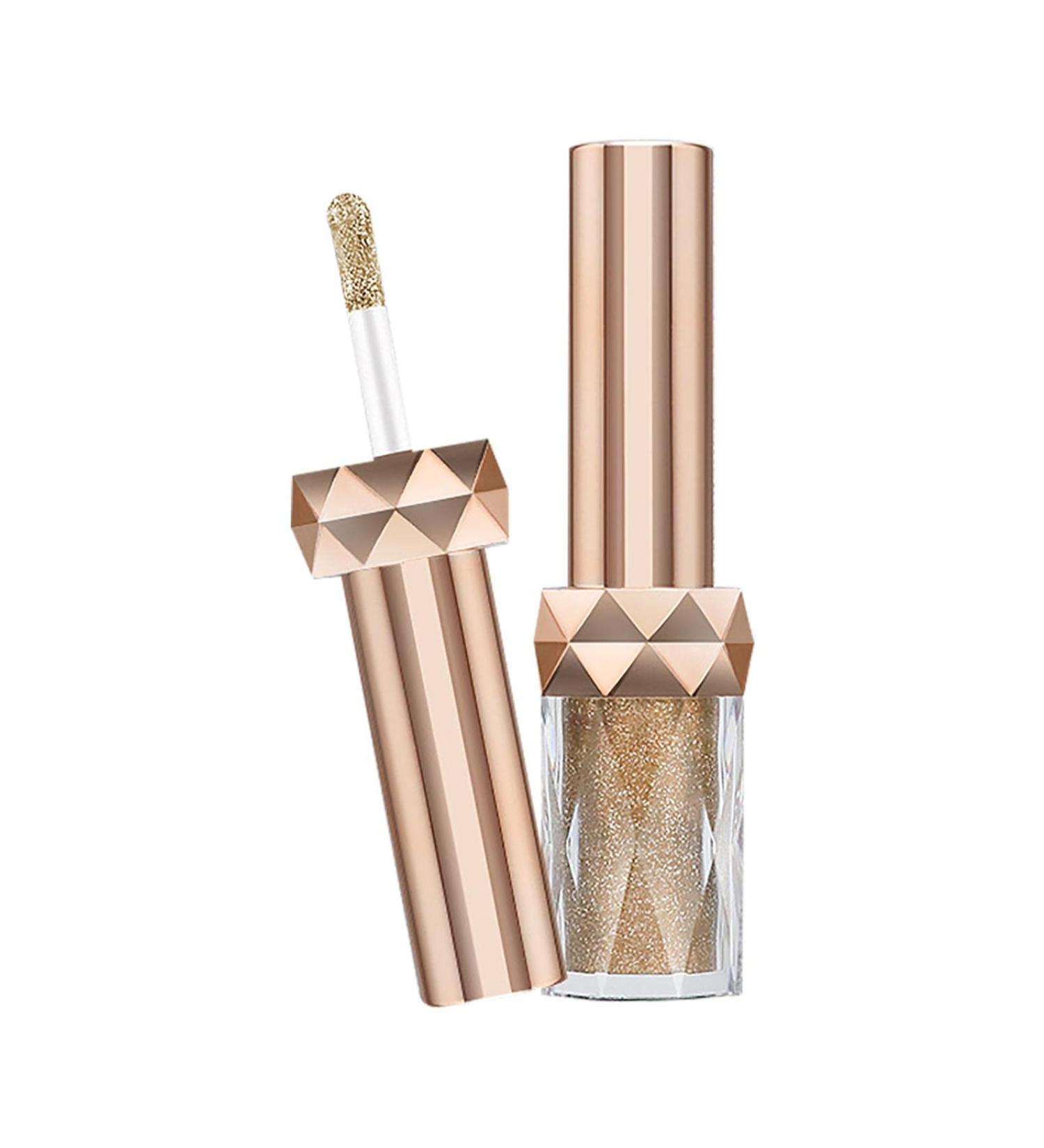 Pigmented Liquid Eyeshadow - Colors Eyeshadow | Long Lasting & Blendable Eye Makeup | Waterproof Liquid Eyeshadow/ 5#Champagne Gold - Buy Online on GoSupps.com