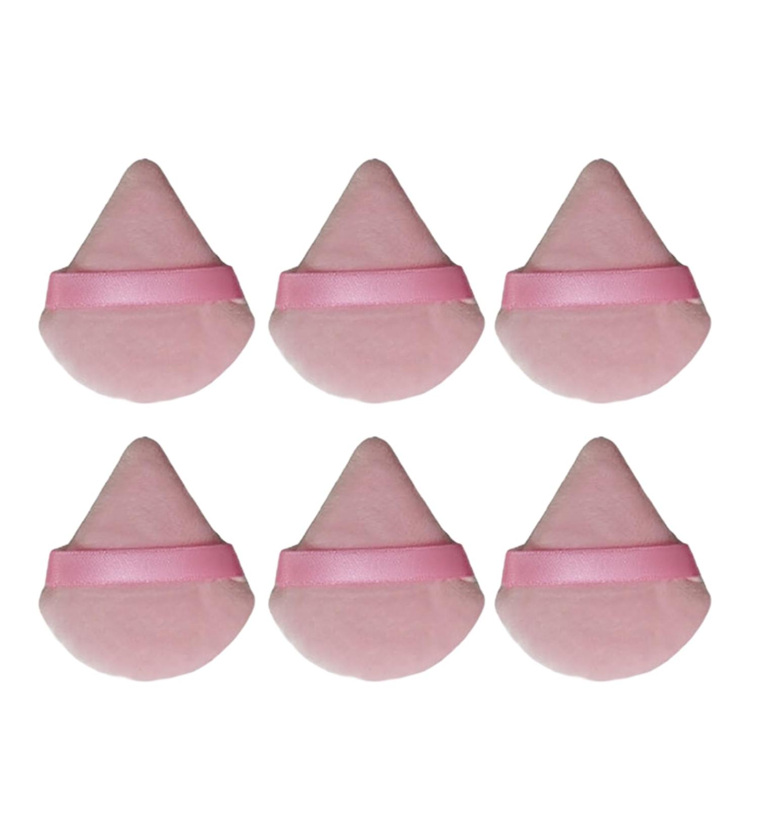 VOCUEL 4/6/15Pcs Powder Puff Face Soft Triangles Makeup Puff for Loose Powder Mineral Powder Cosmetic Makeup Tools - Buy Online on GoSupps.com