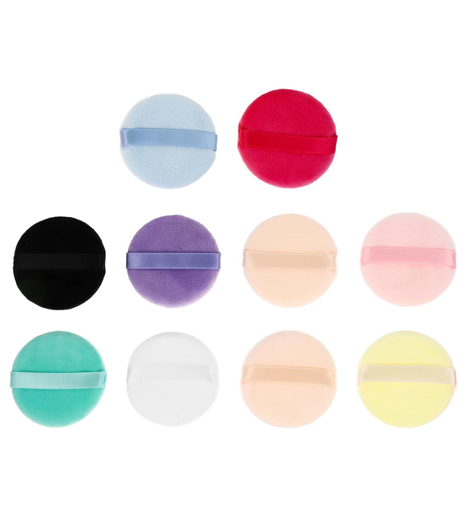 FRCOLOR 10pcs Triangle Puffs - Premium Loose Makeup Sponges for Flawless Foundation Application | Hydrophilic Cotton Pads for Women - Buy Online on GoSupps.com