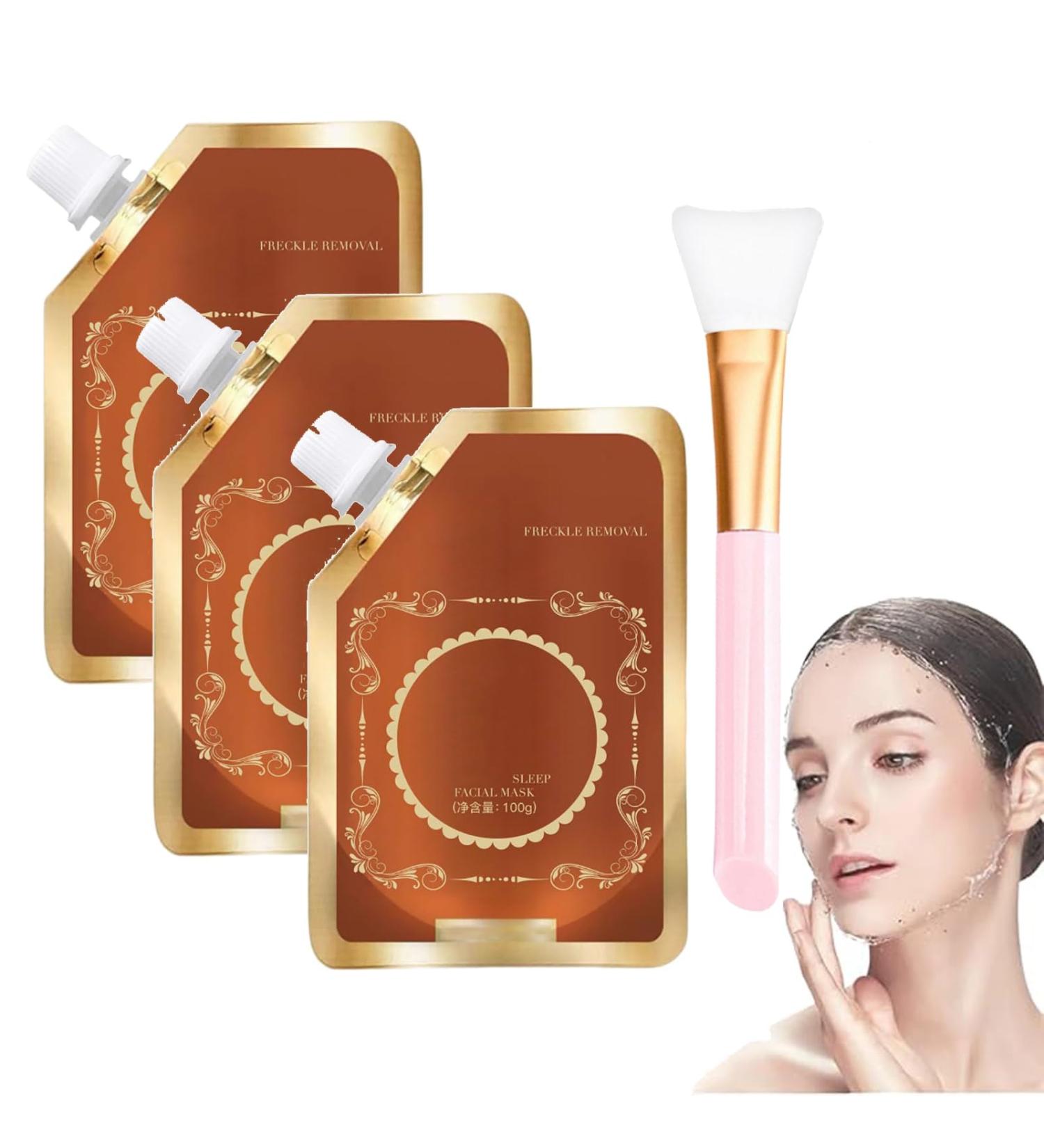 2024 New Anti-Blemish Anti-Aging Anti-Wrinkle Tear-Off Mask Juelreou Mask Beautykomi Sleep Facial Mask Anti-Aging Gold Face Mask Peel Off Facial Mask (brown 3PC) - Buy Online on GoSupps.com