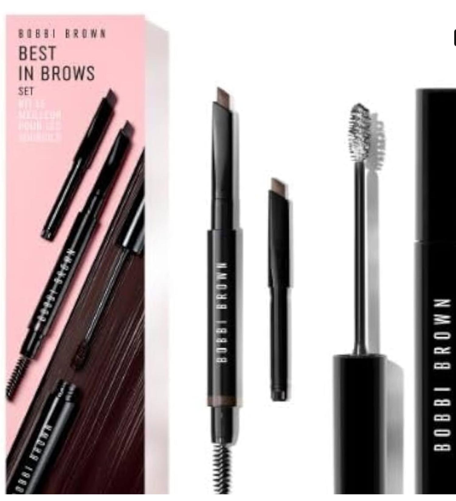 Bobbi Brown Best in Brows Set - Long-Wear Brow Pencil & Refill Espresso Natural Brow Shaper | International Shipping - Buy Online on GoSupps.com