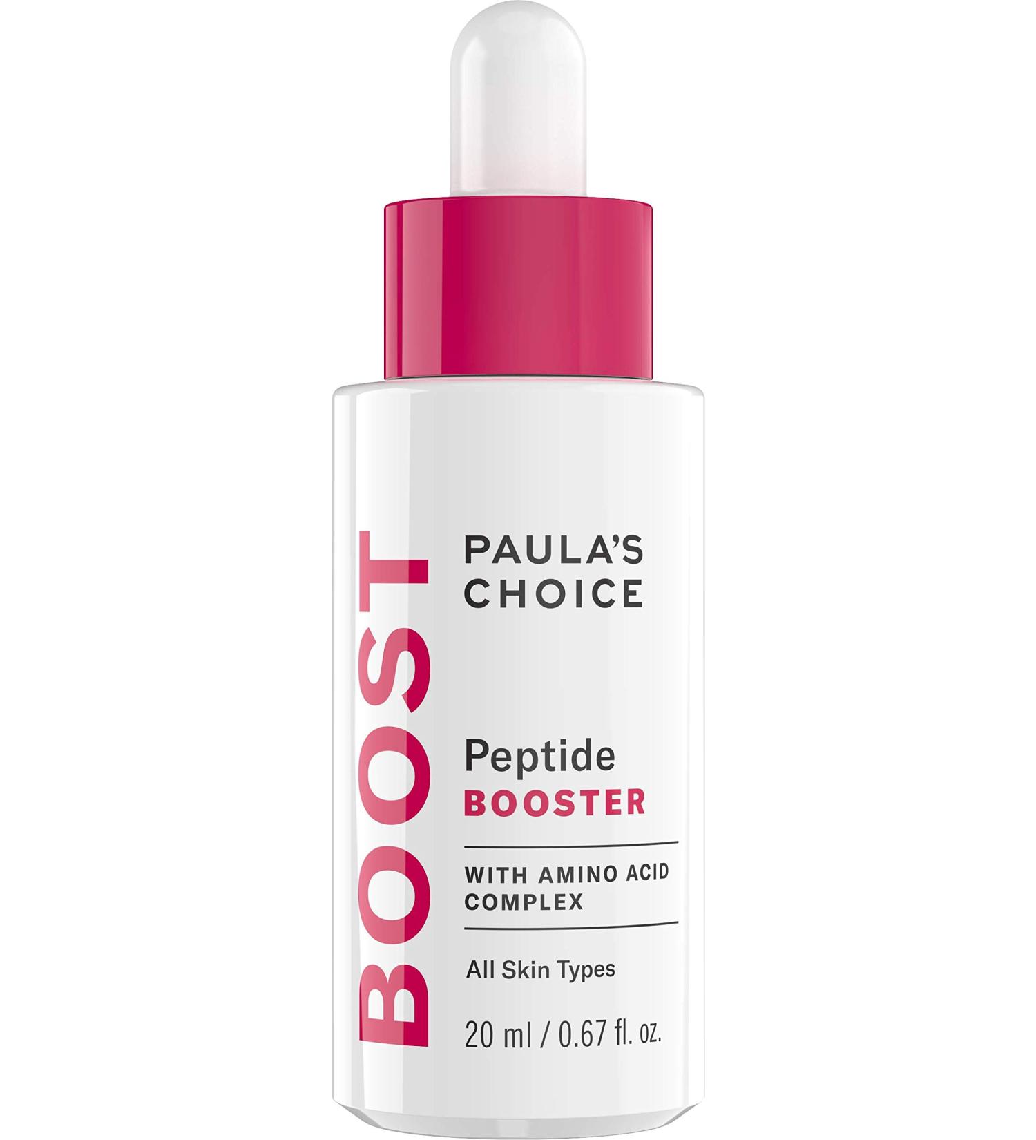 Paula's Choice Peptide BOOSTER Serum - Powerful Anti-Aging Anti-Wrinkle & Fine Lines Facial Treatment - with Peptides - All Skin Types - 20 ml - Buy Online on GoSupps.com