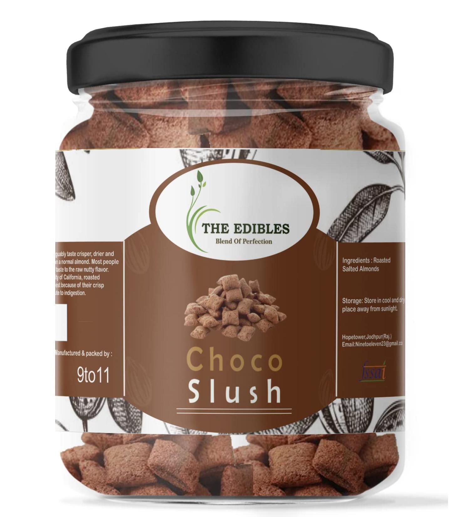 THE EDIBLES Choco Slush |Chocos Fills 200 gms| Double Chocolaty |Multigrain_Packing May Vary - Buy Online on GoSupps.com