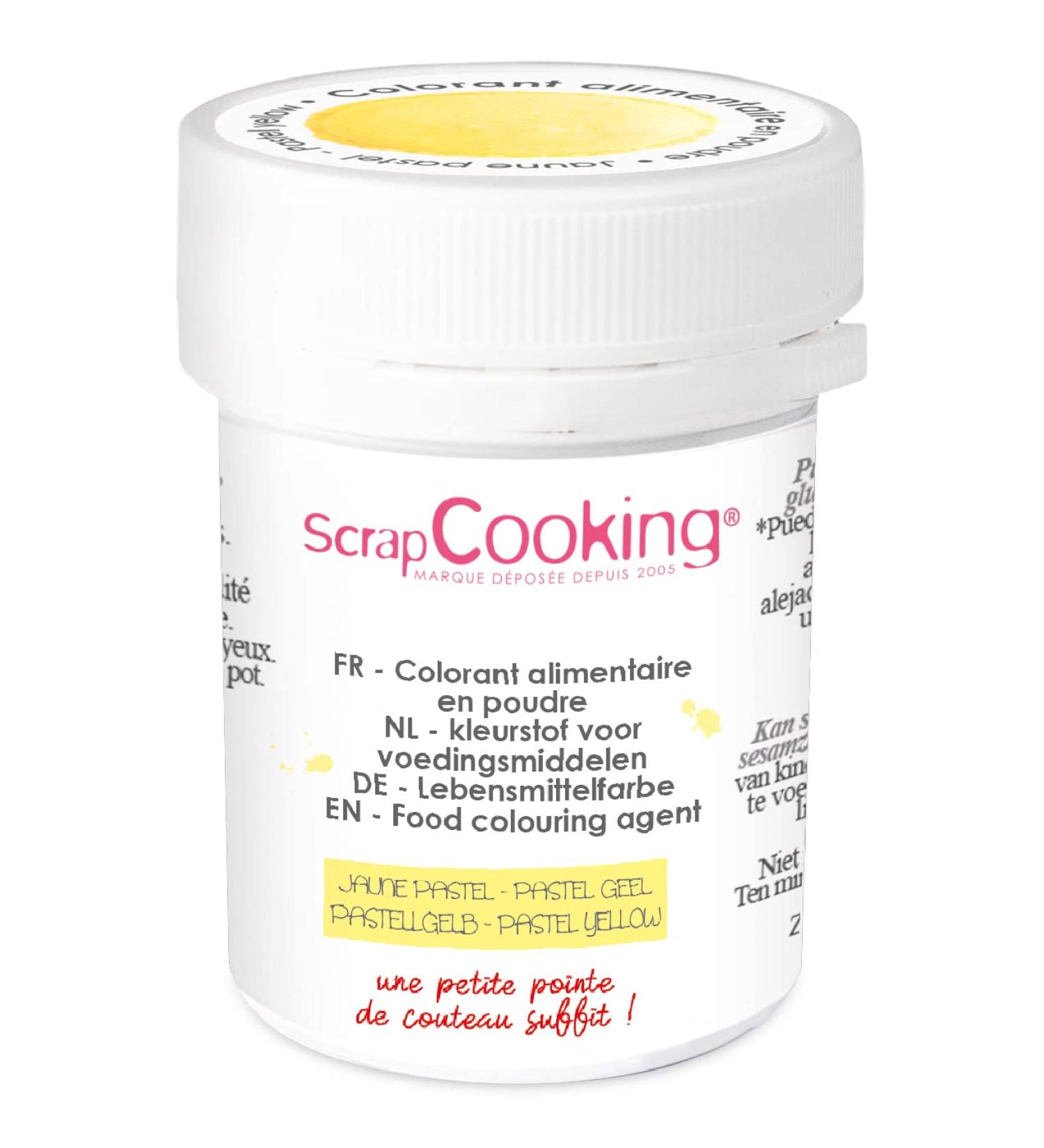 Scrap Cooking Powder food coloring 5 g - Pastel yellow