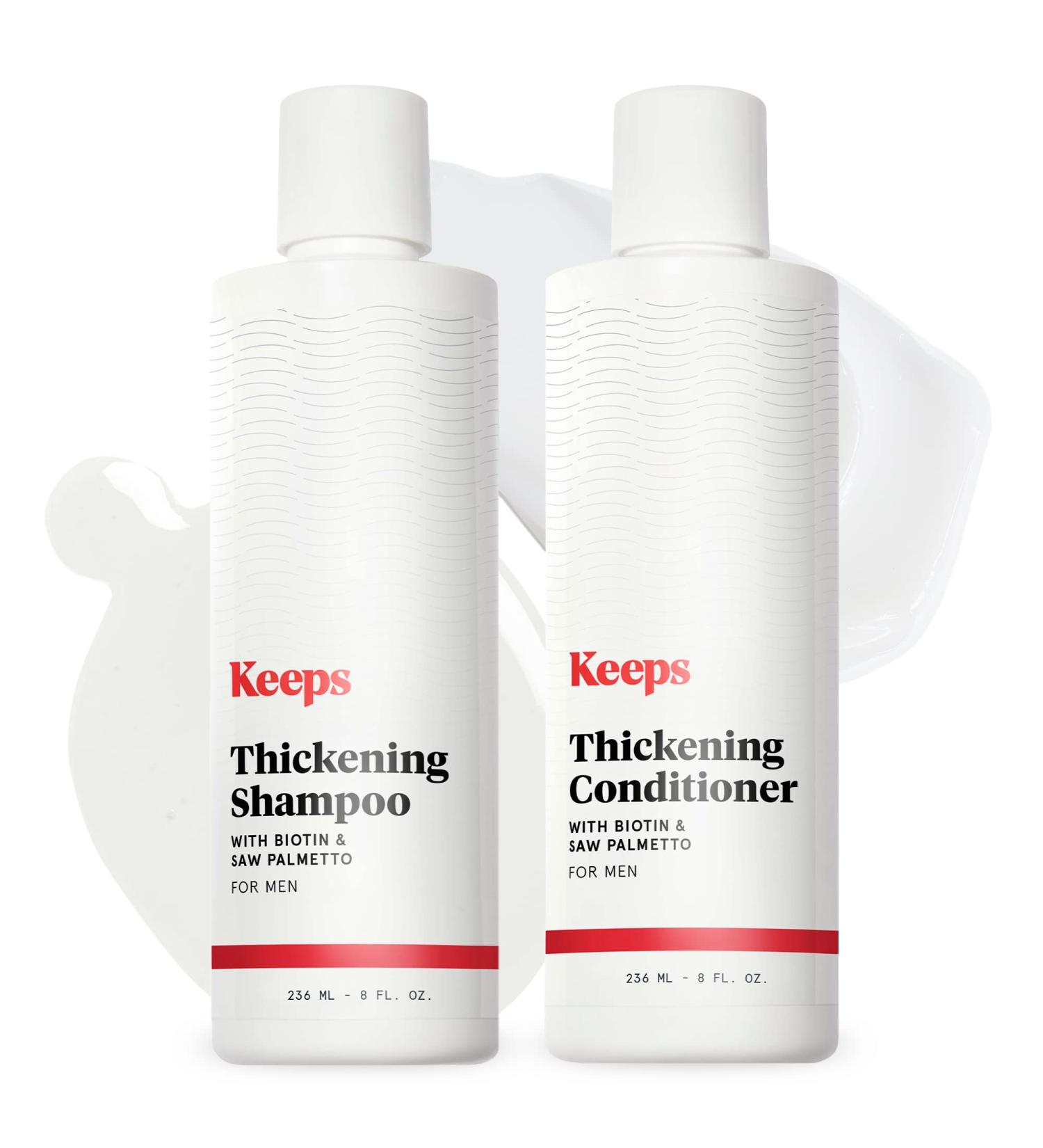 Thickening Hair Loss Treatment Set - Biotin, Caffeine & Saw Palmetto Infused Shampoo & Conditioner for Fuller, Thicker Hair Growth - Buy Online on GoSupps.com