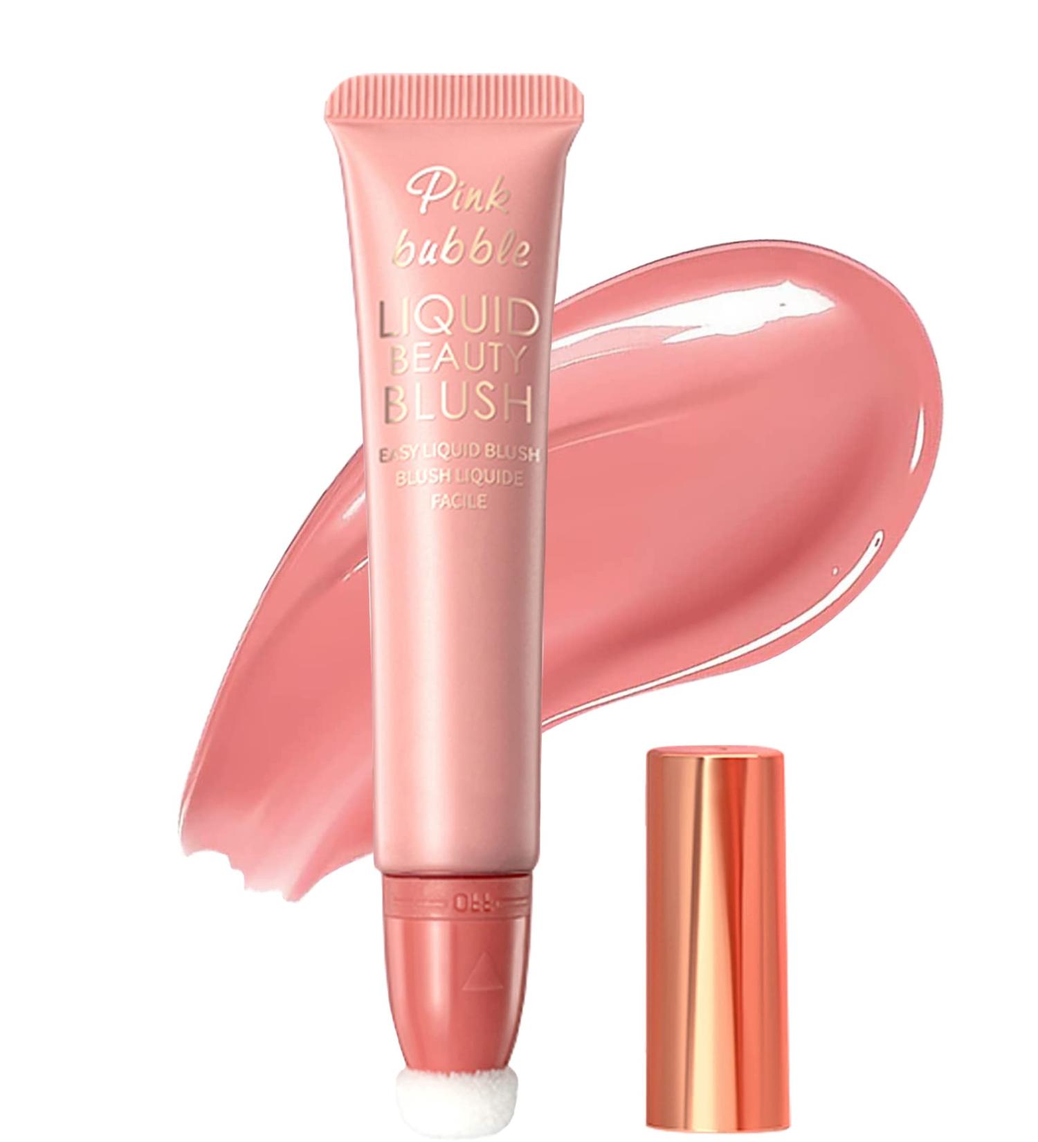 Velvet Liquid Blush Wand with Cushion Applicator Breathable Cream Blush Beauty Stick Blusher Makeup Dual Use for Cheeks & Lips Weightless Long-Wearing Dewy Finish Easily Blendable Blush Wand-01 01# - Buy Online on GoSupps.com