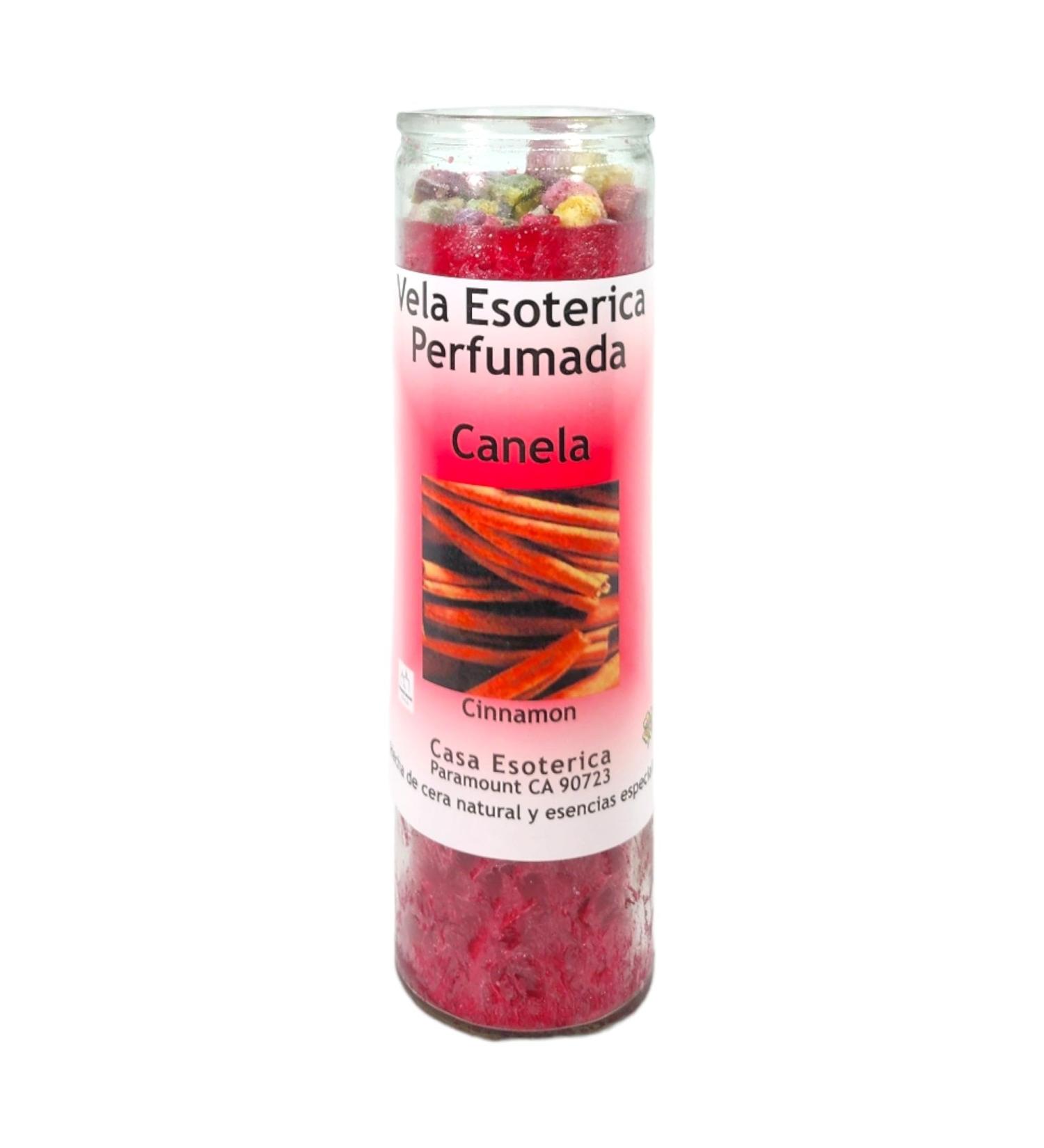 Cinnamon Palm Wax Spell Candle - Red | Vela CASA Esoterica Perfumada | Spiritual Intention Candle for Manifestation - Buy Online on GoSupps.com