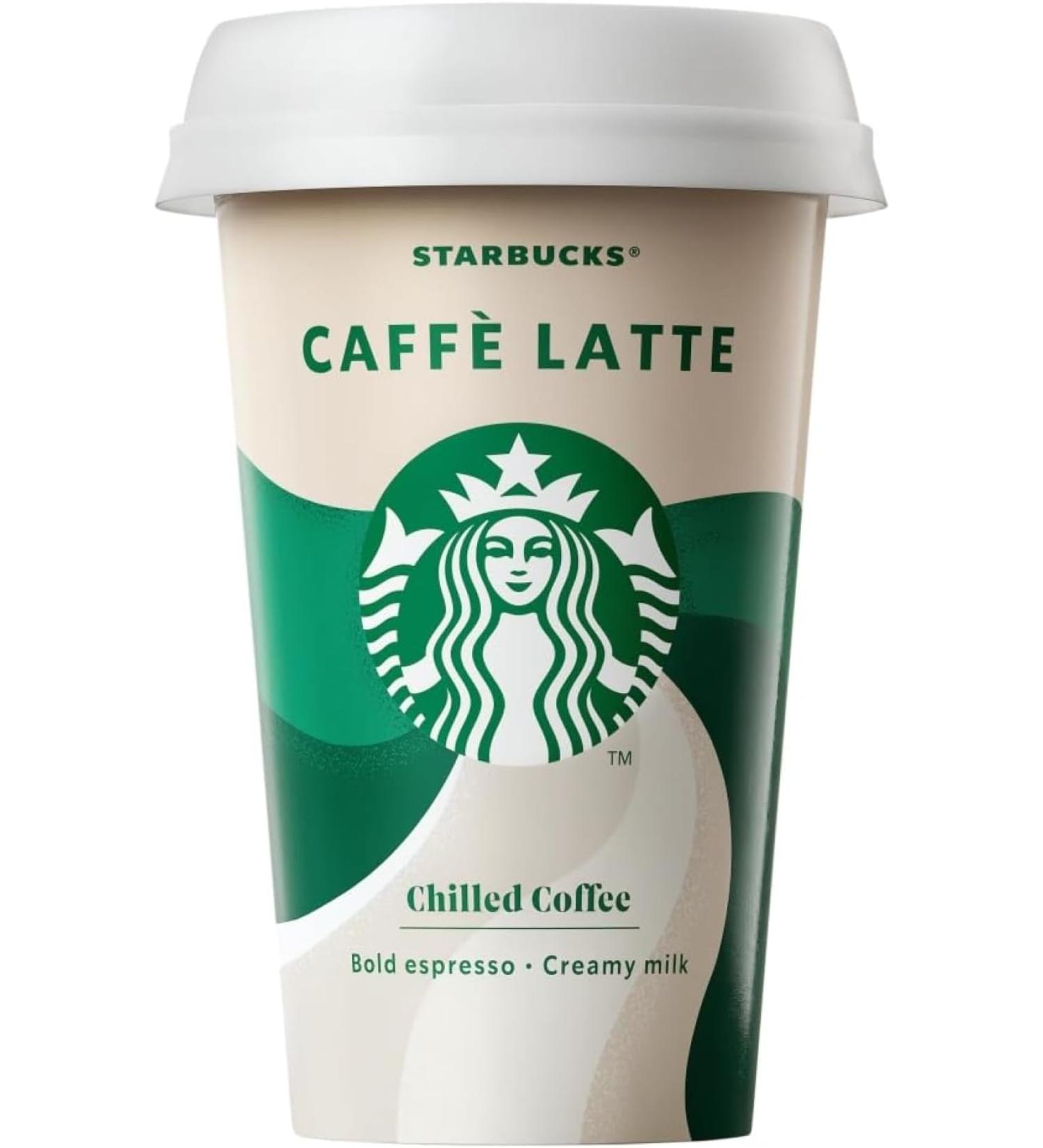 Starbucks Caffe Latte Iced Coffee - 220ml | Refreshing Summer Beverage - Buy Online on GoSupps.com