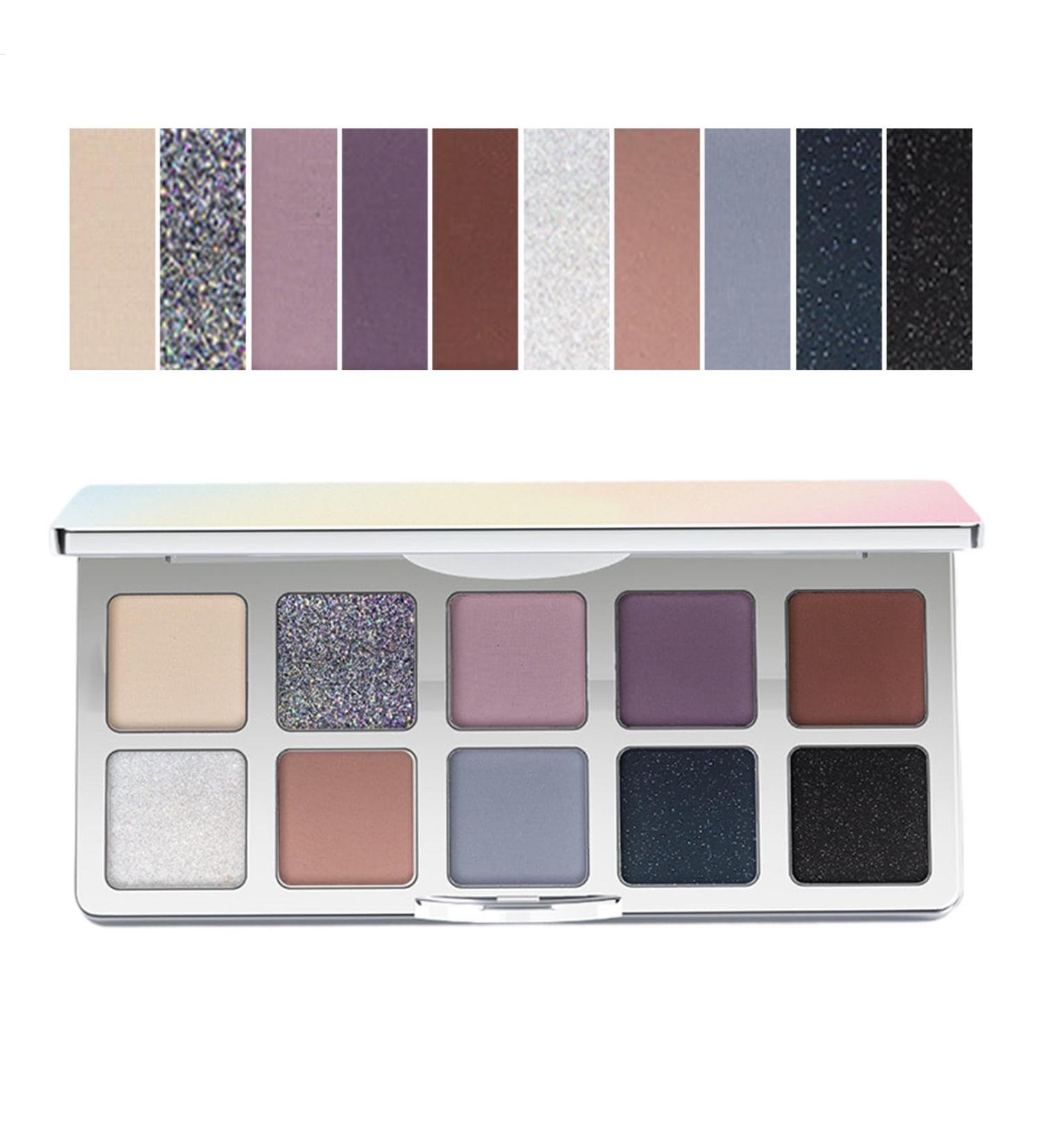 Bsbkoj Eyeshadow Palette 10-Color Matte Sturdy and Shimmer Eye Makeup Adorable Multi-Tone Glitter Pressed Pearls Eyeshadow Set for Women Professional & Daily Use - Buy Online on GoSupps.com