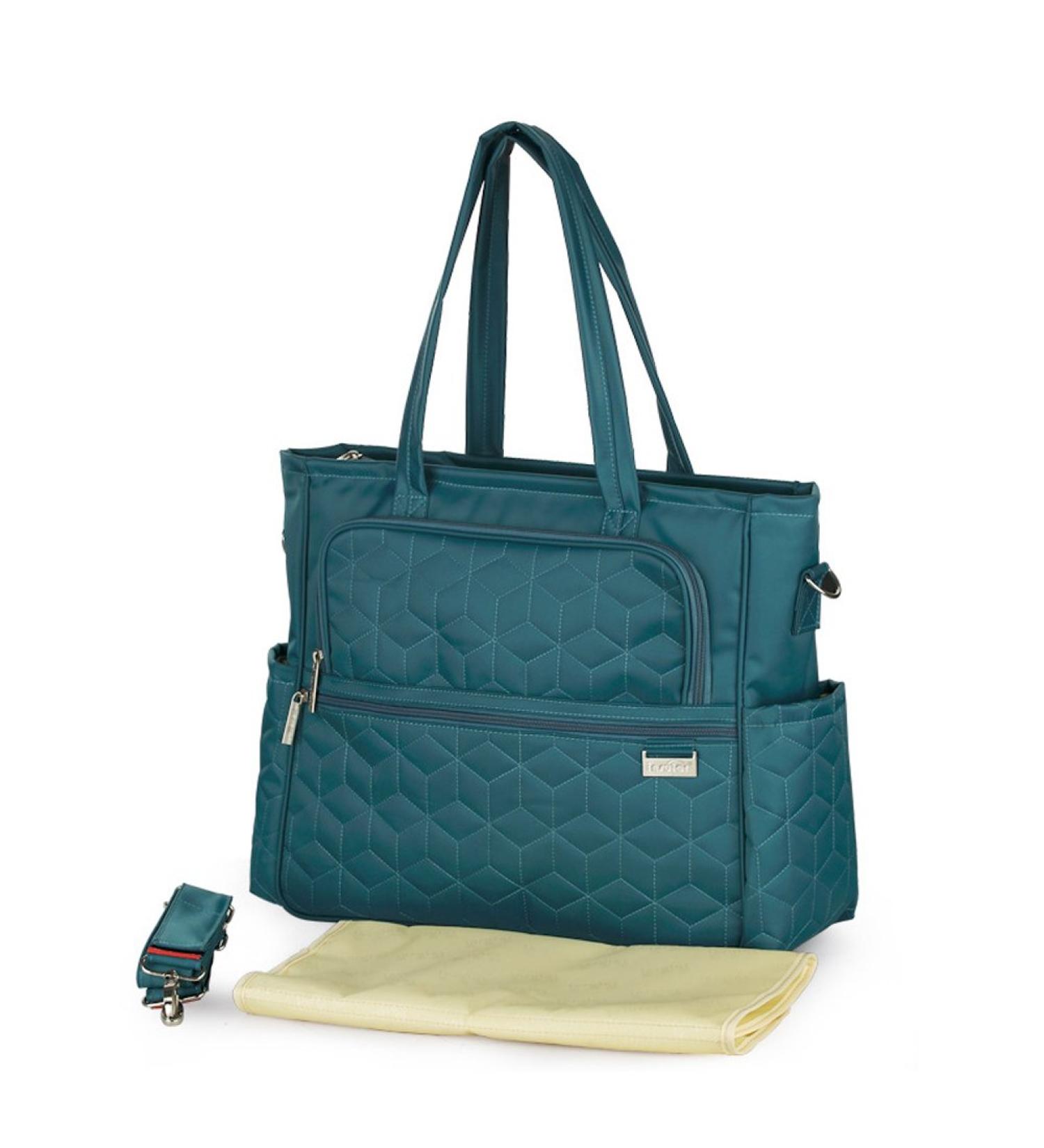 Yimidear Multifunctional Waterproof Nappy Bag - Green | Baby Diaper Mummy Changing Bag Tote - Buy Online on GoSupps.com