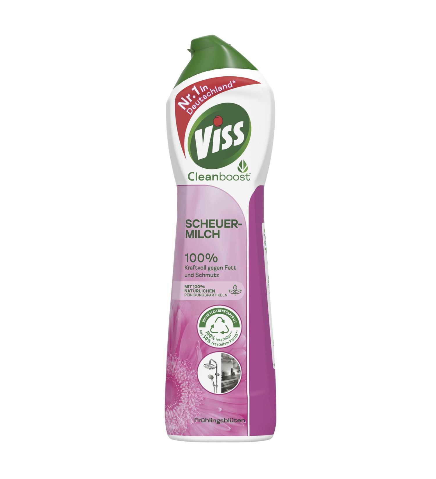 VISS SCHUEMICH MICK Spring Flowers - 100% Natural Cleaning Agents 500ml | Effective Eco-Friendly Cleaner for Your Home - Buy Online on GoSupps.com