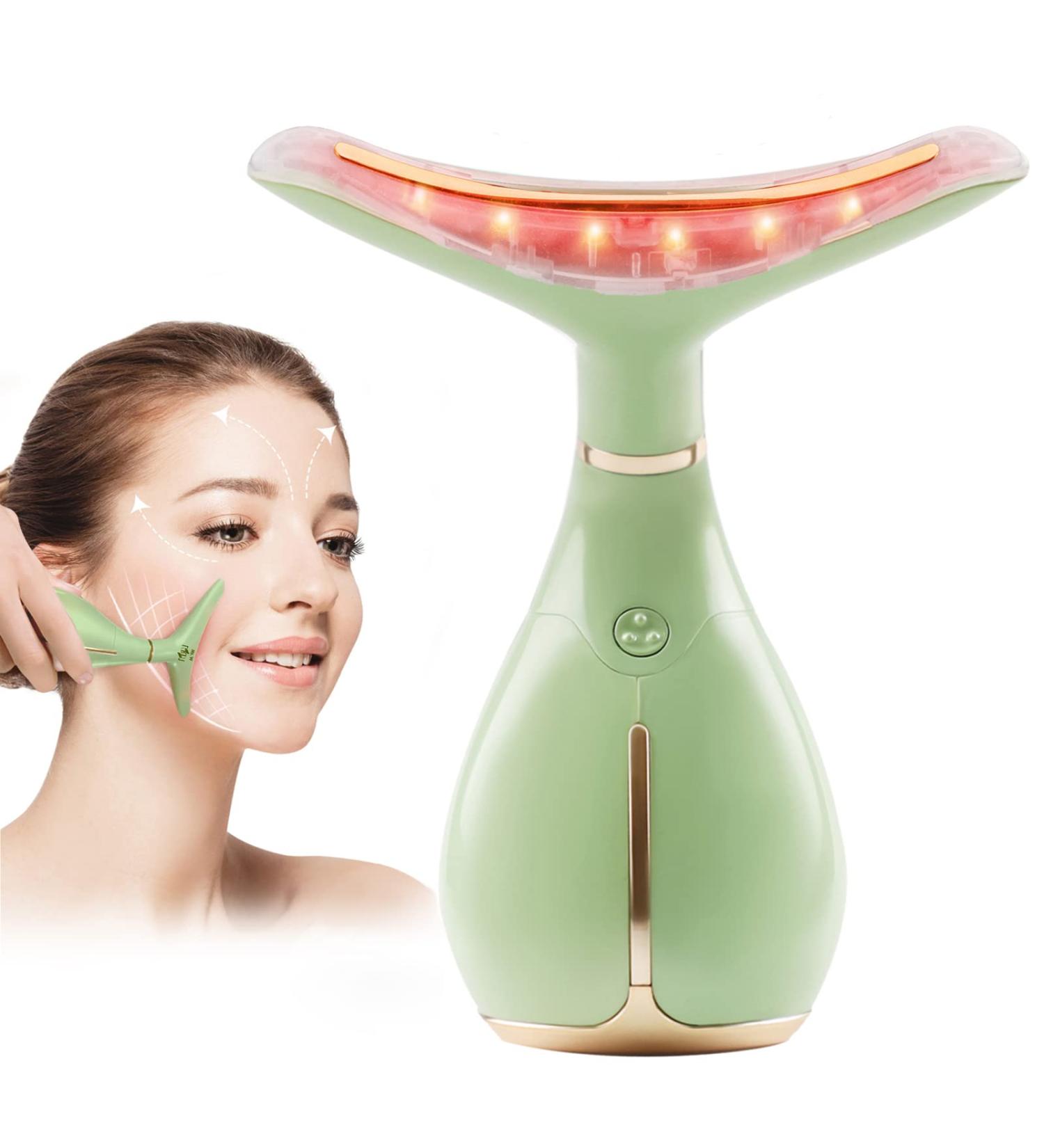 MS.W Face Massage Device - Electrical Facial Tightening & Ultrasonic Massage for Home Use | 3 Modes Anti-Wrinkle & Skin Care - Buy Online on GoSupps.com