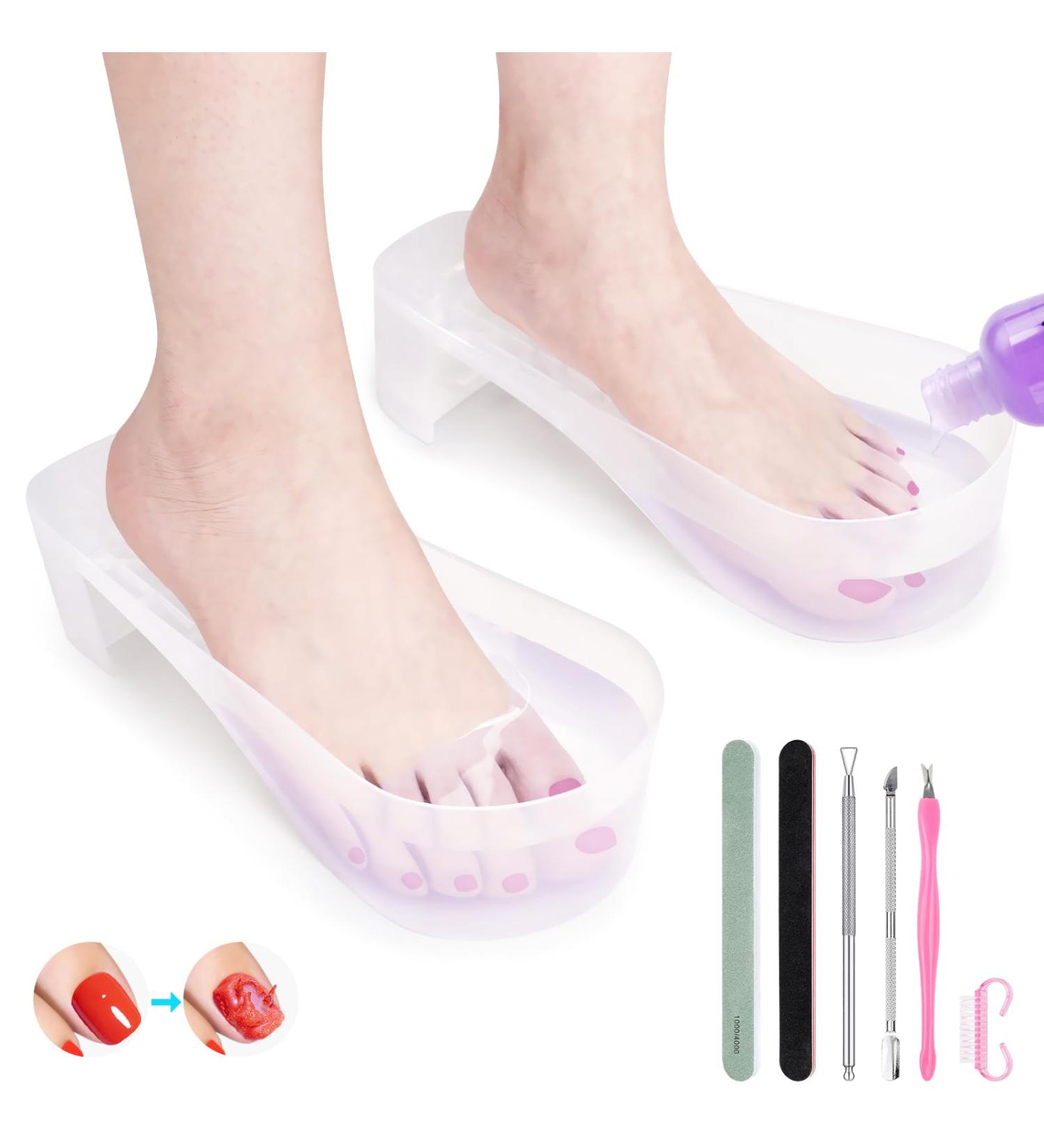 LIONVISON Acetone Nail Soaking Bowl Set - Toe Soak Off Manicure Bowl for Easy Nail Care | International Shipping Available - Buy Online on GoSupps.com