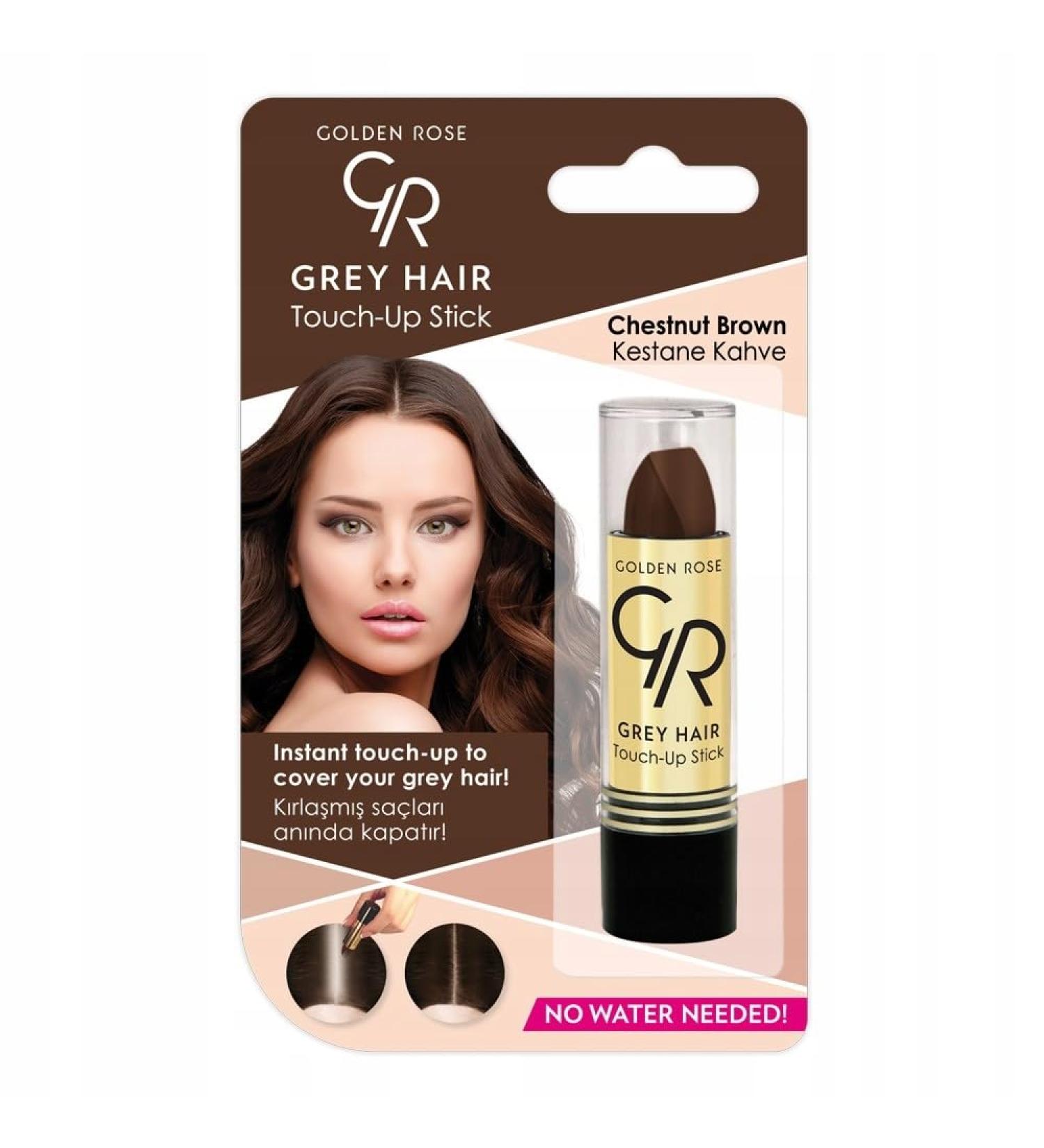 Golden Rose Gray Hair Touch-up stick (Chestnut Brown) by Golden Rose - Buy Online on GoSupps.com
