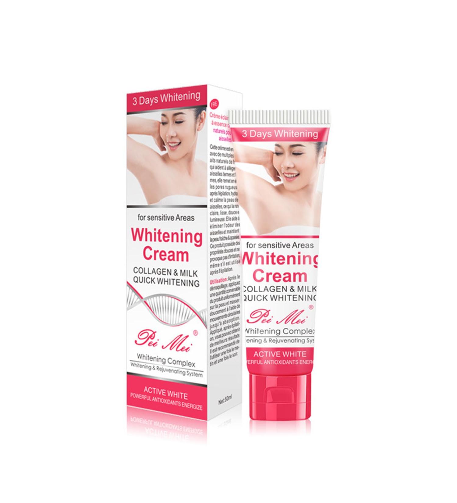 Collagen Whitening Cream for Underarms Brightening Cream for Intimate Areas Natural Dark Spot Cream for Underarms Inside Thighs Bikini Area  - Buy Online on GoSupps.com