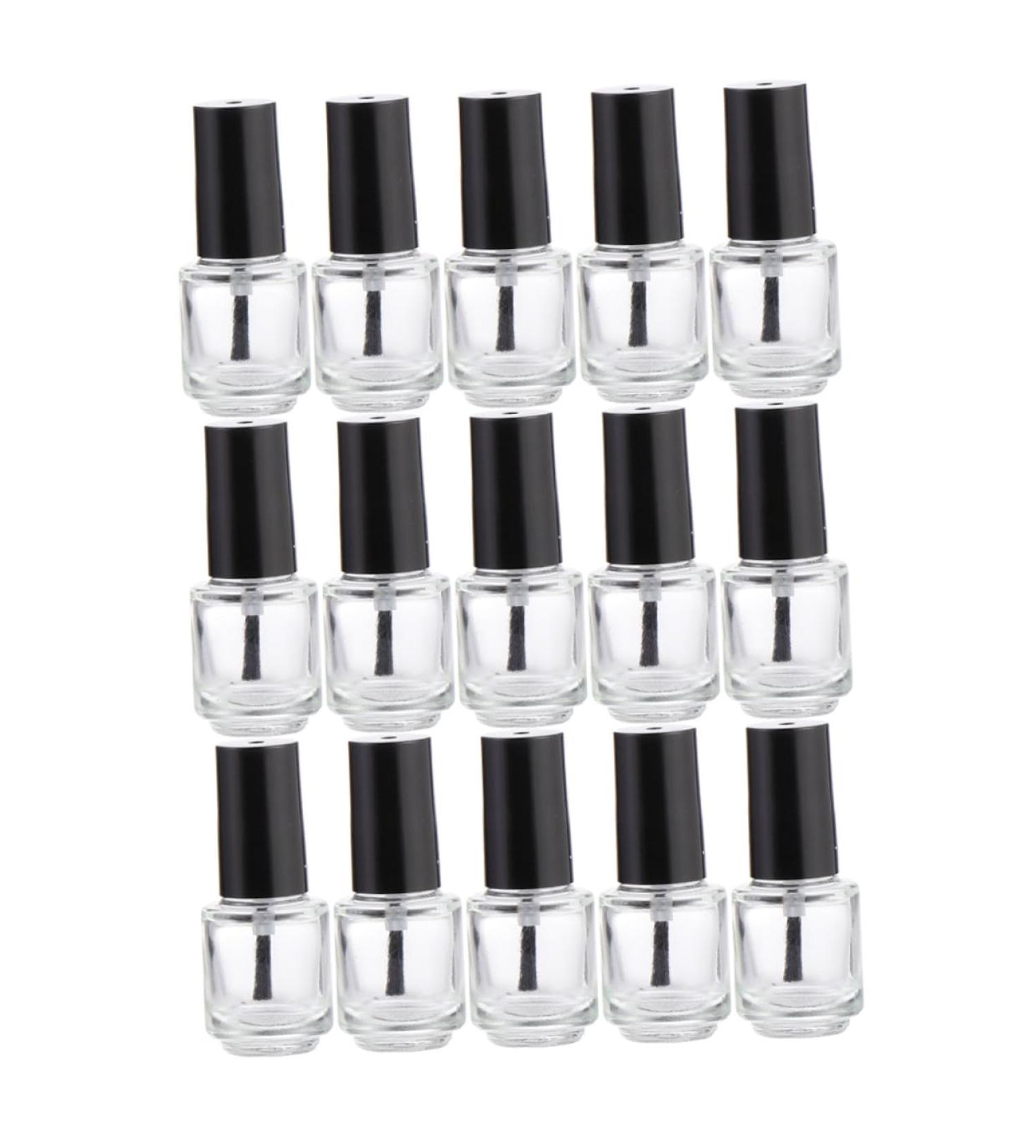 Mipcase Lot de 25 Flacons de Vernis Ongles Vides en Verre 5Ml Bouchon Aluminium lectrolytique et Pinceau Int gr Mini Format Portable pour Nail Art et Remplissage Pr cis - Buy Online on GoSupps.com