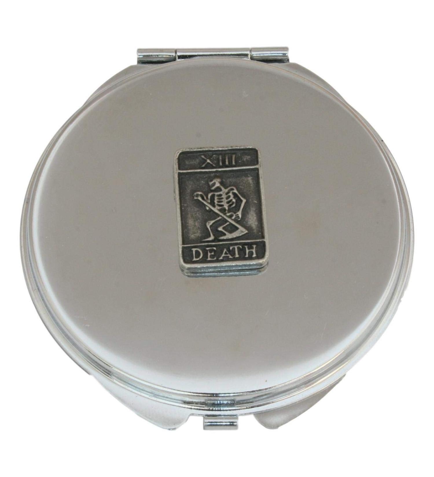 Death Tarot Card Compact Mirror Handbag Gift With Free Engraving 502 - Buy Online on GoSupps.com