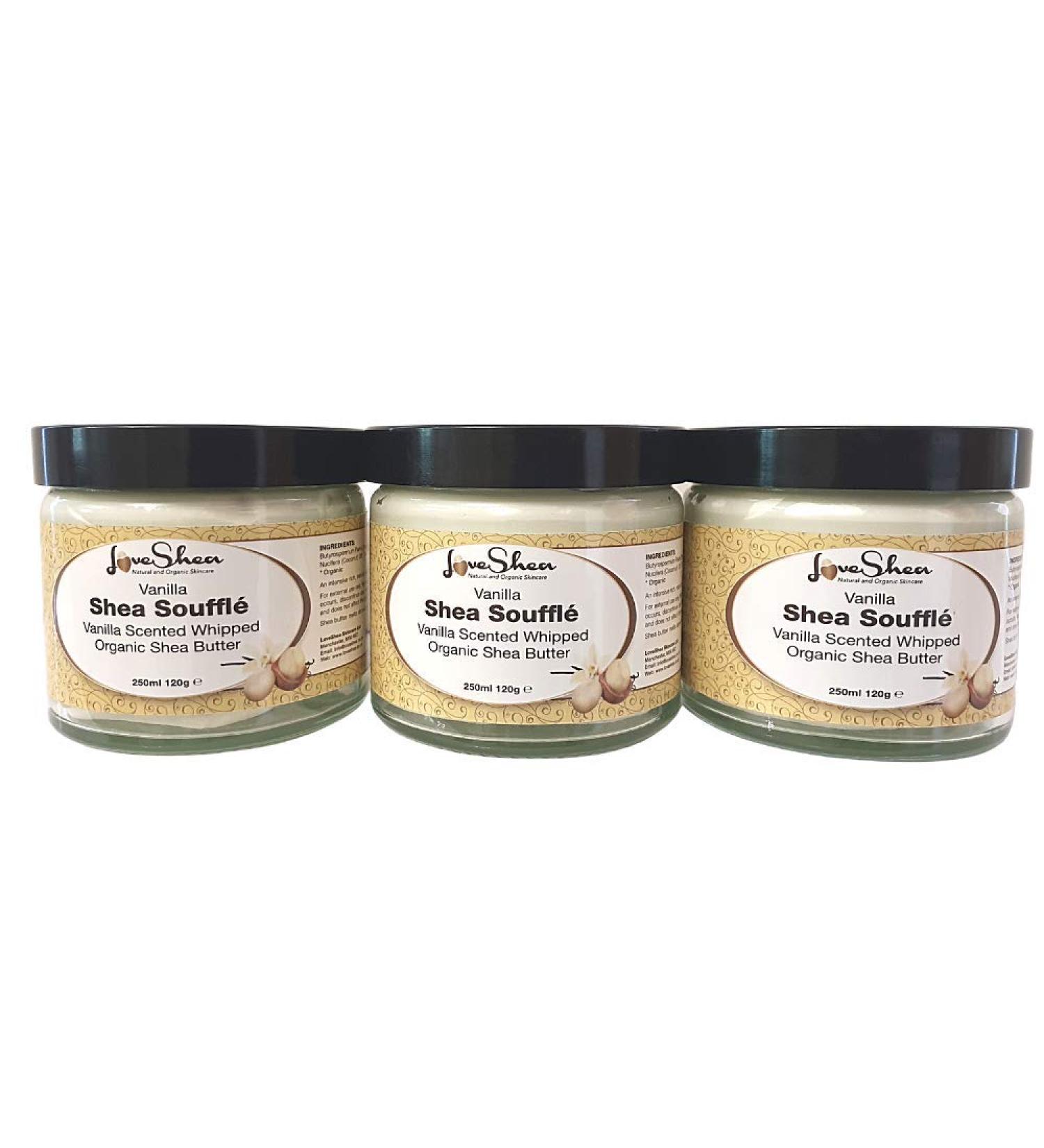 LoveShea Vanilla Souffle Whipped Organic Shea Butter 3 for 2!