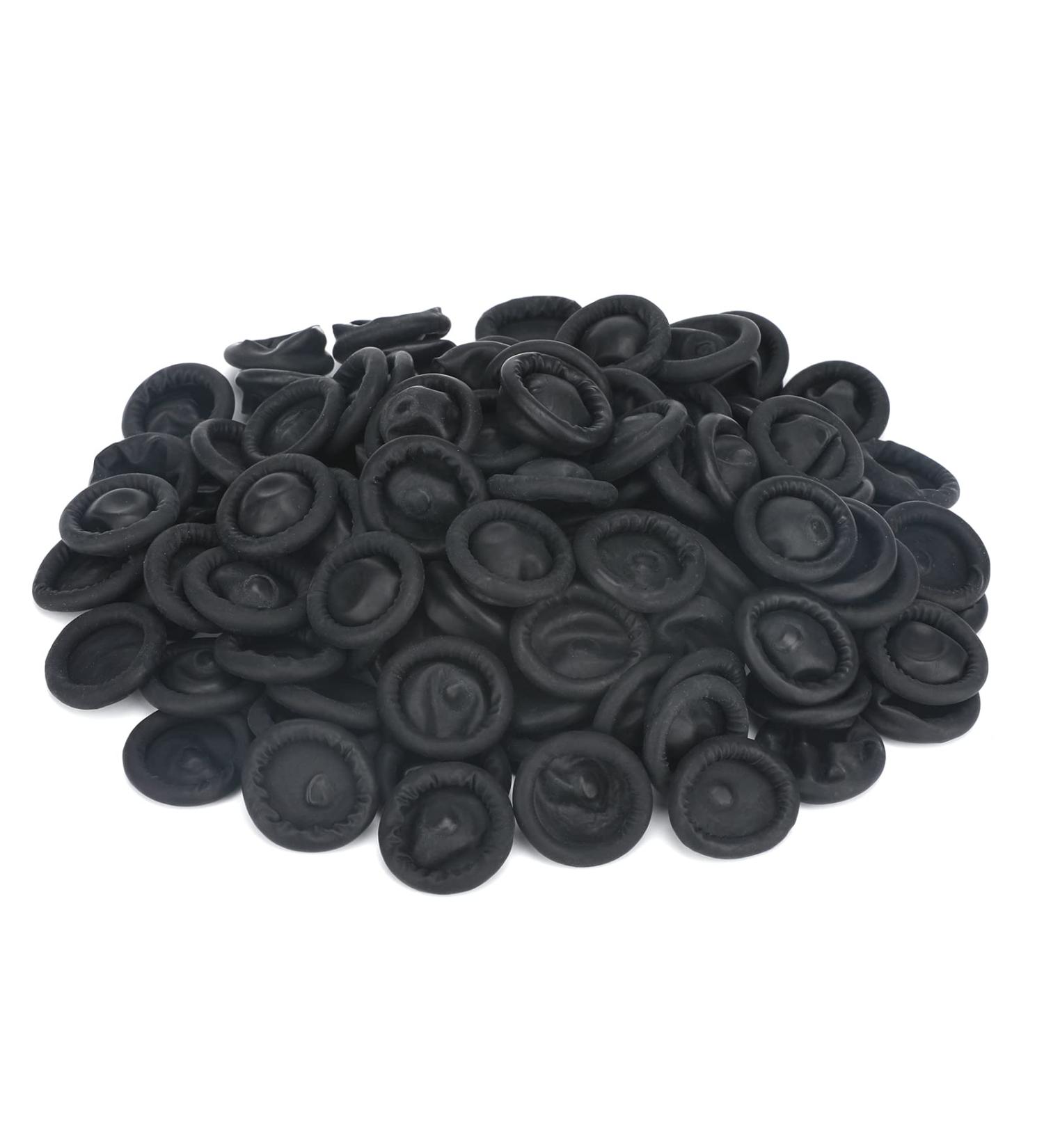 G2PLUS Black Latex Finger Cots - 200pcs Anti-Static Finger Covers for Dressing Protection - Buy Online on GoSupps.com