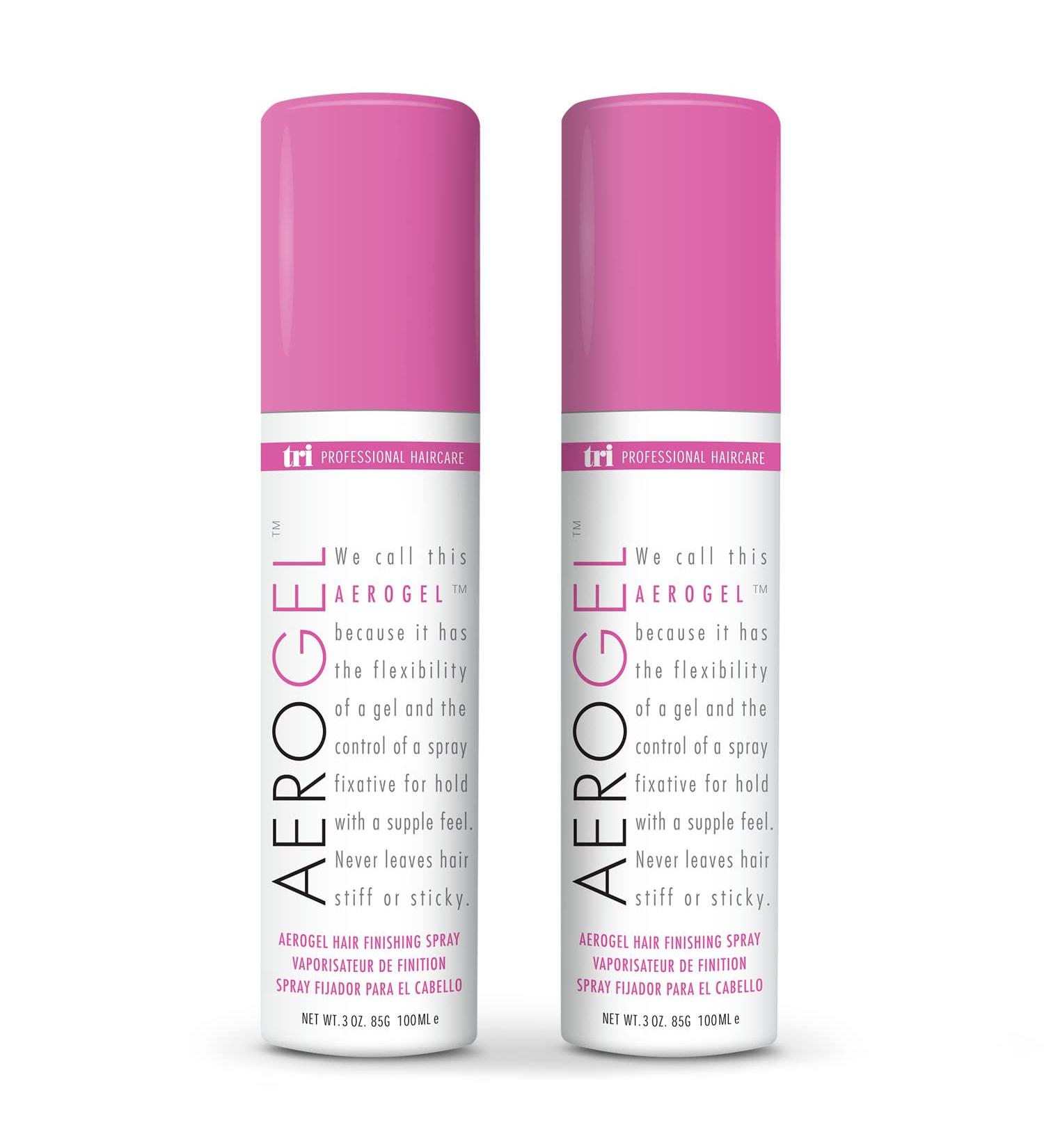 TRI Aerogel Hair Spray - Extra Hold Non-Sticky Hairspray for Women - Travel Size - 3oz (Pack of 2) - Buy Online on GoSupps.com