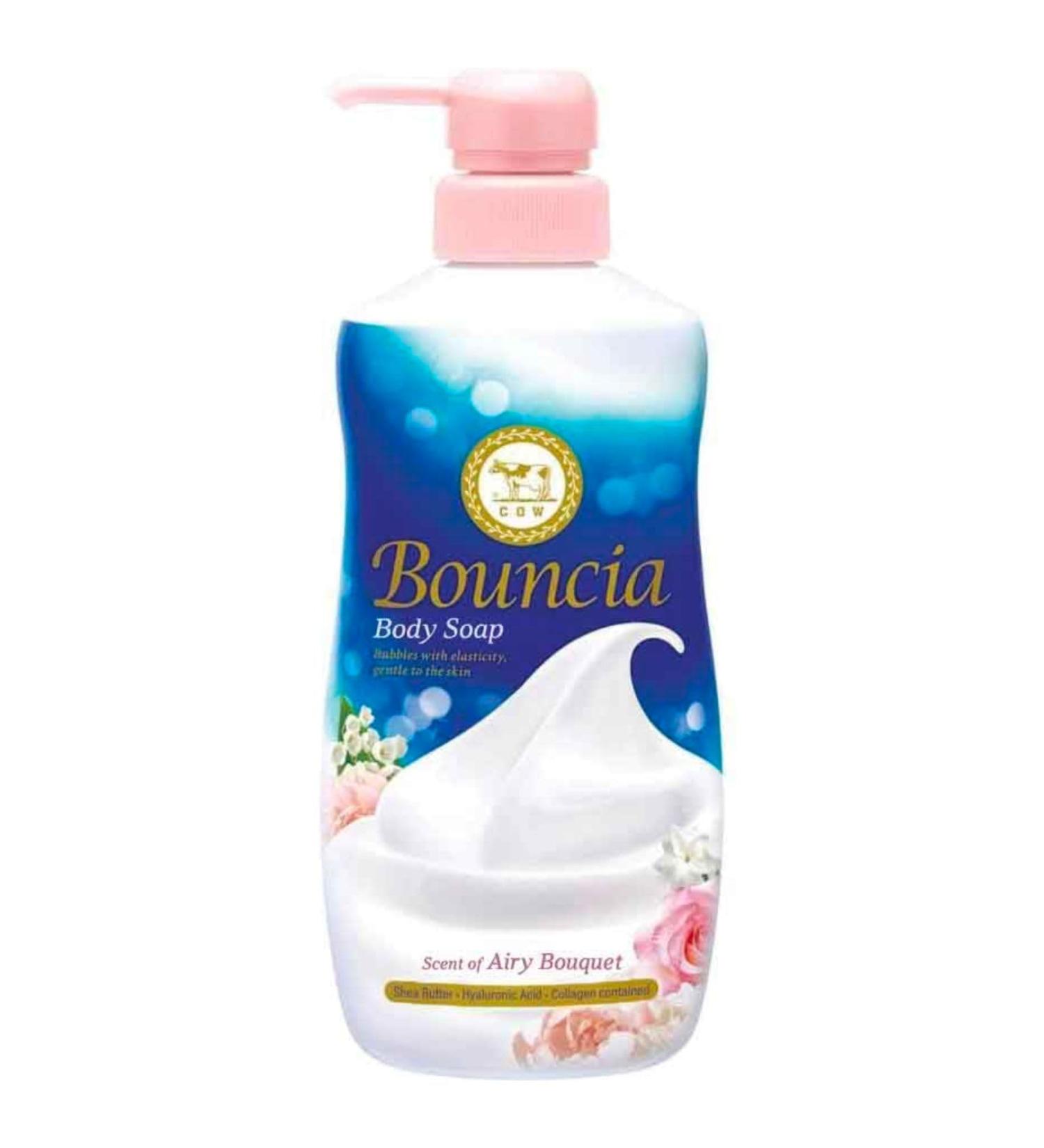 BOUNCIA COW BRAND Premium Body Wash - Airy Bouquet Rose 480ml | International Shipping - Buy Online on GoSupps.com