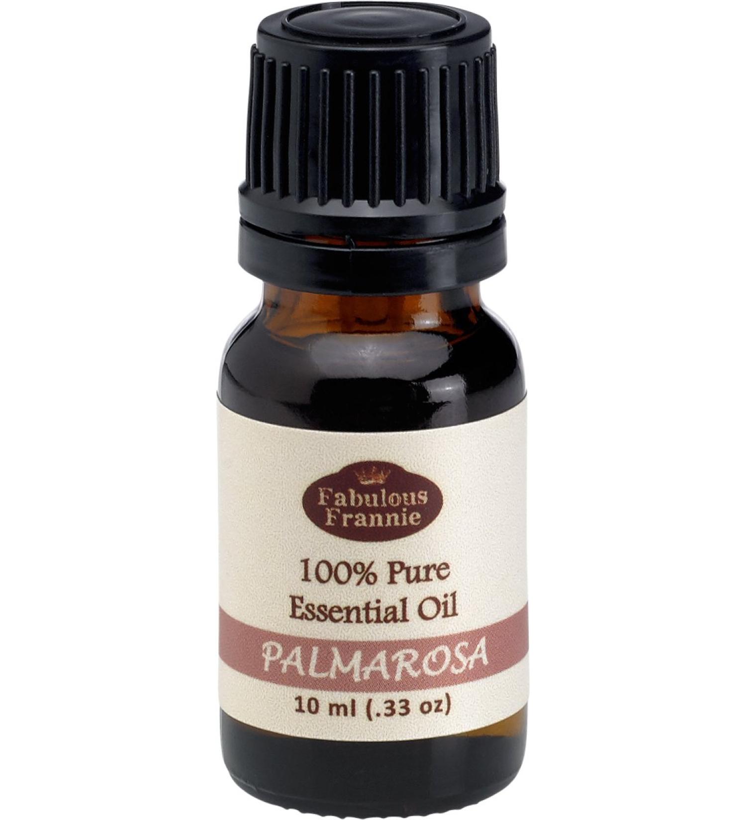 Fabulous Frannie Palmarosa 100% Pure Undiluted Essential Oil 10ml (Pack of 1)