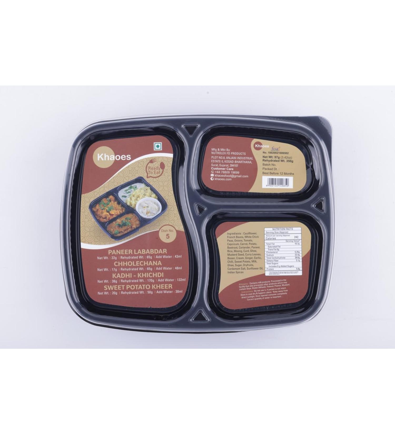 Khaoes Ready to Eat Dish 5 Instant Dish 5 with No Added Preservative and Colours (Item Weight : 97 gr Pack Of 1) - Buy Online on GoSupps.com