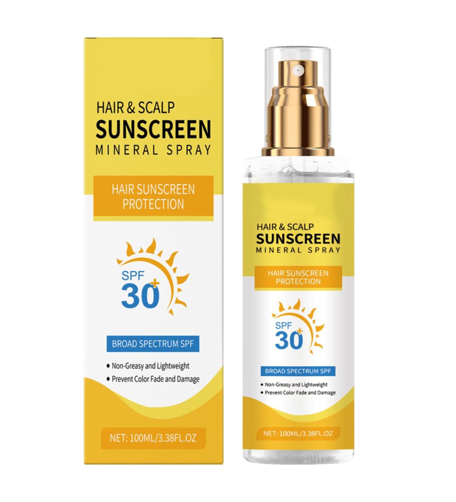  G n rique Hair Sunscreen 100 ml SPF 30 Long-Lasting Protection Waterproof with Body Sunblock UV Defense for Hair Non-Greasy Sweat Resistant Outdoor Sun Care Beach Running and Hiking - Buy Online on GoSupps.com