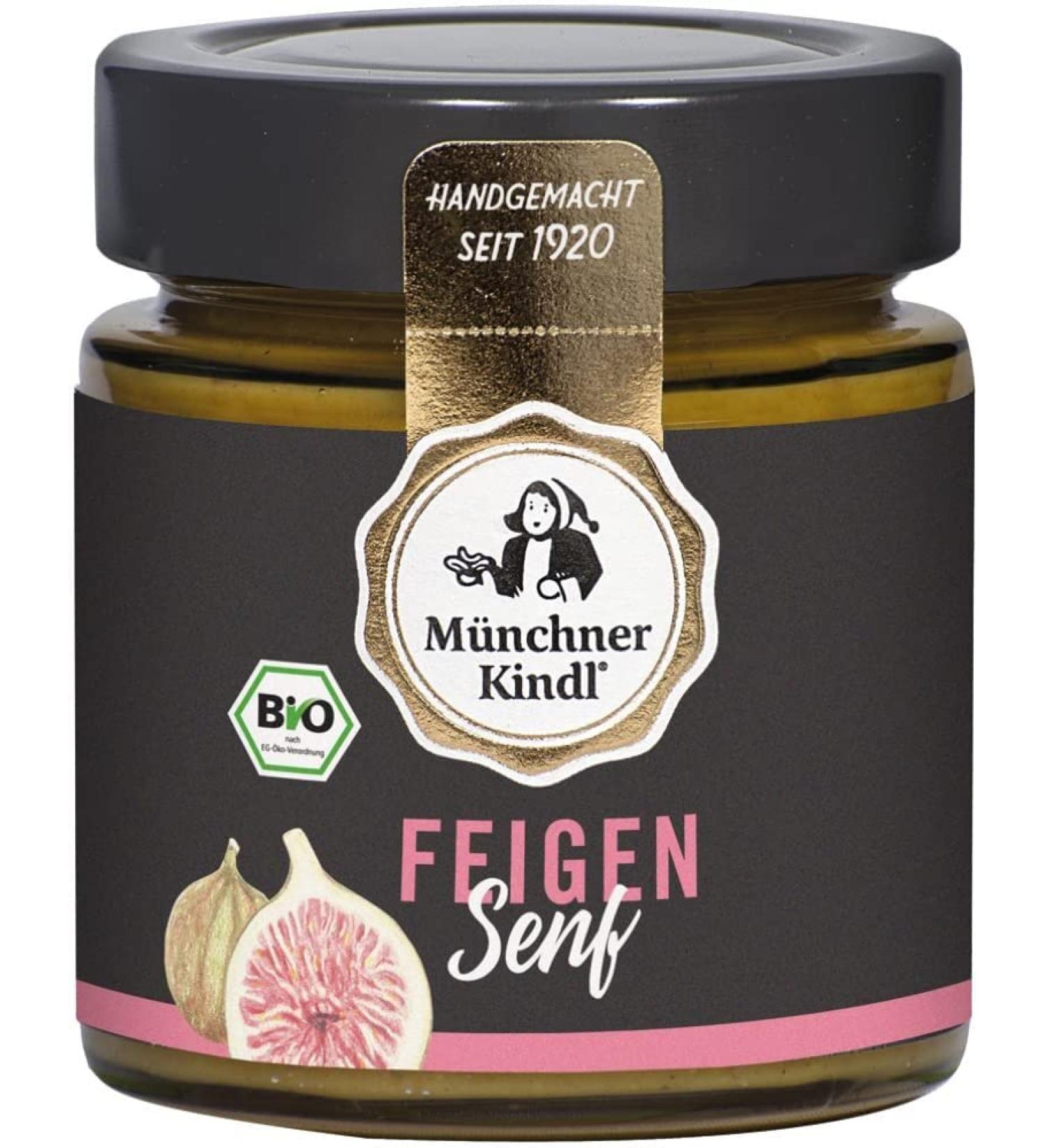 M nchner Kindl Organic Fig Mustard 125 ml - Gourmet International Shipping - Buy Now - Buy Online on GoSupps.com