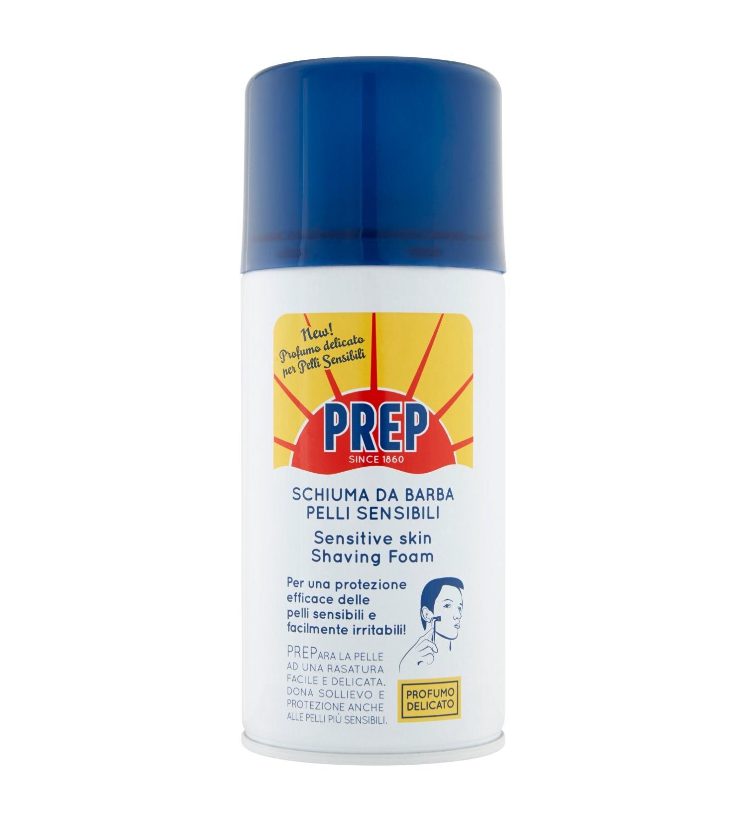 Pelli Sensibili Shaving Foam for Sensitive Skin by Prep for Men - 10 oz | Best Shaving Foam for Irritation-Free Grooming - Buy Online on GoSupps.com
