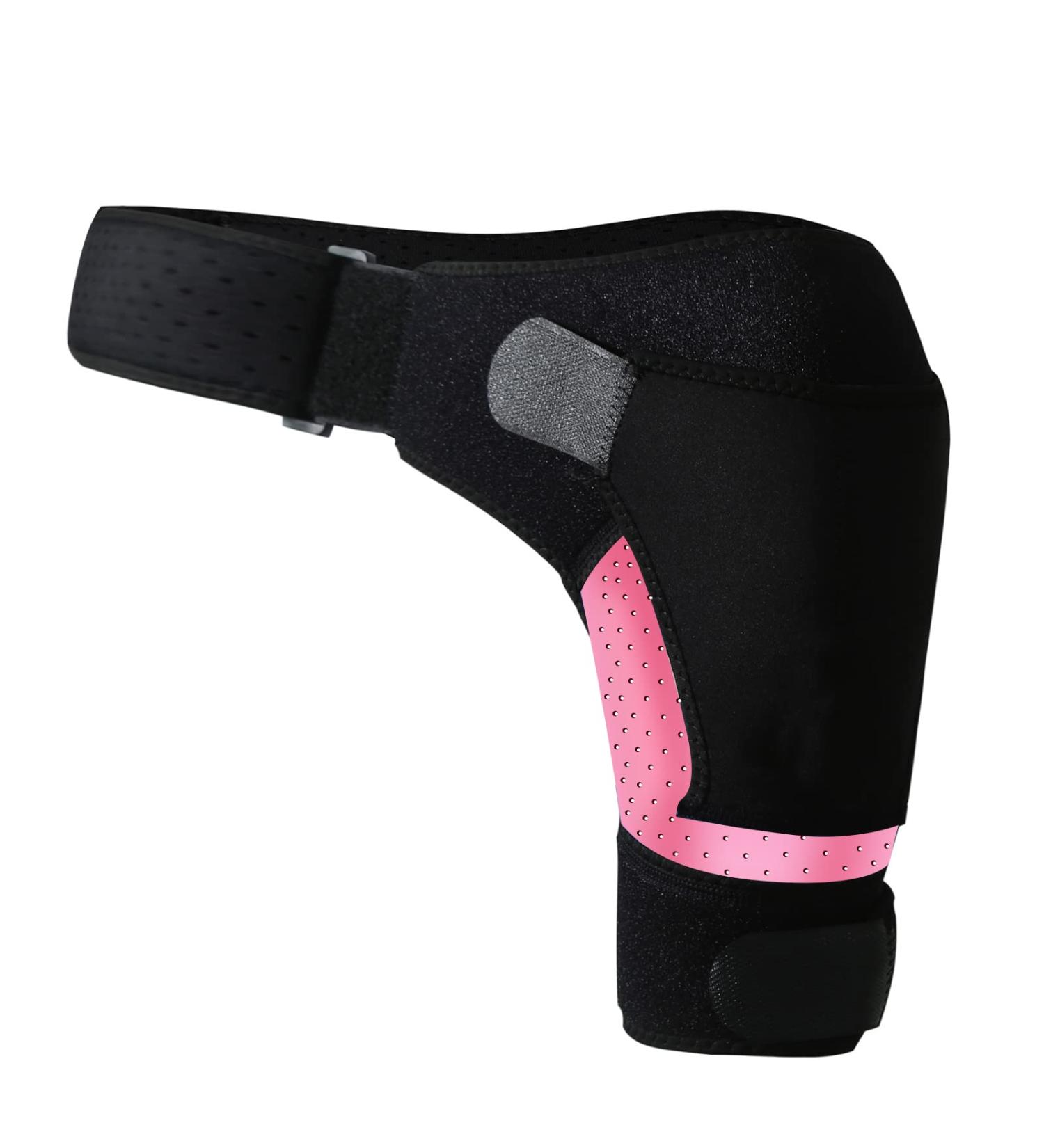 Adjustable Shoulder Support for Tendonitis - Breathable Bandage for Men & Women - Left & Right Shoulder - Buy Online on GoSupps.com
