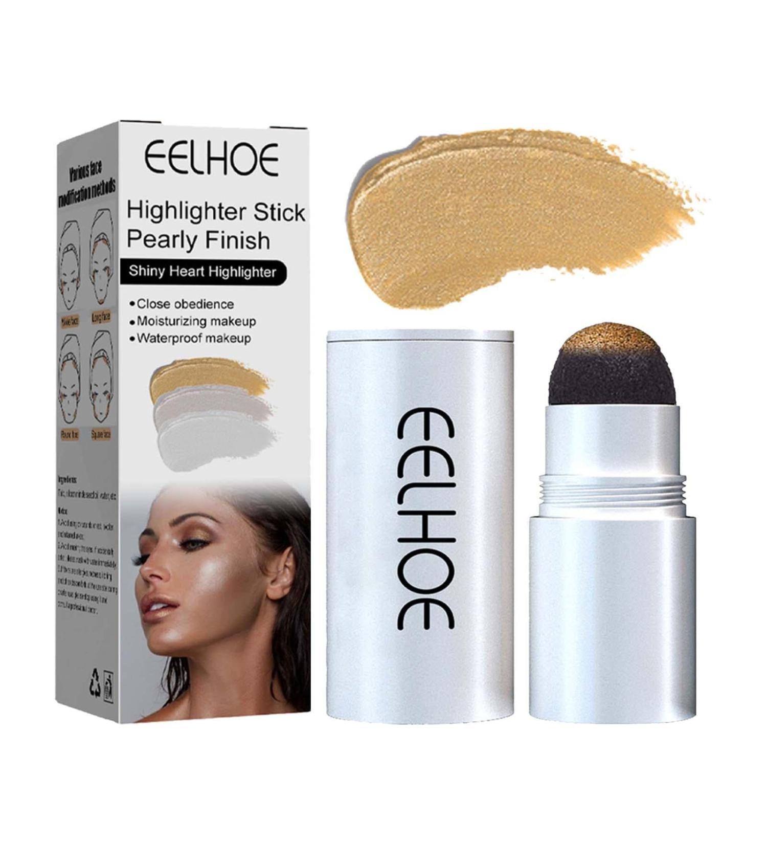 Contouring and Highlighter Stick | Face Highlighters Sticks | Waterproof luminizer Crystal High Gloss Shimmer Cream Powder Highlighter Shaping Trimming Stick Gold Mine Highlights - Buy Online on GoSupps.com