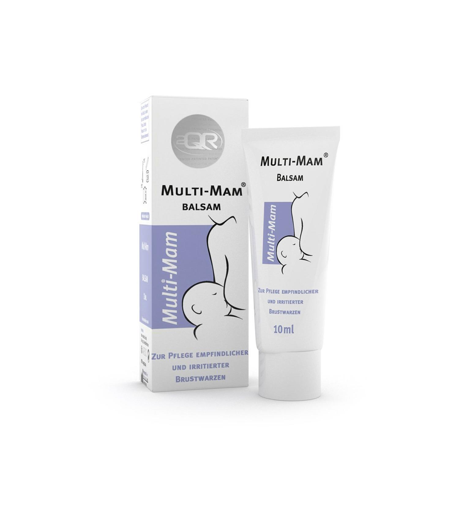 Multi-mam balm balm savings set 2x10ml balm.For care of sensitive and irritated nipples based on selected vegetable oils without the addition of preserving fragrances