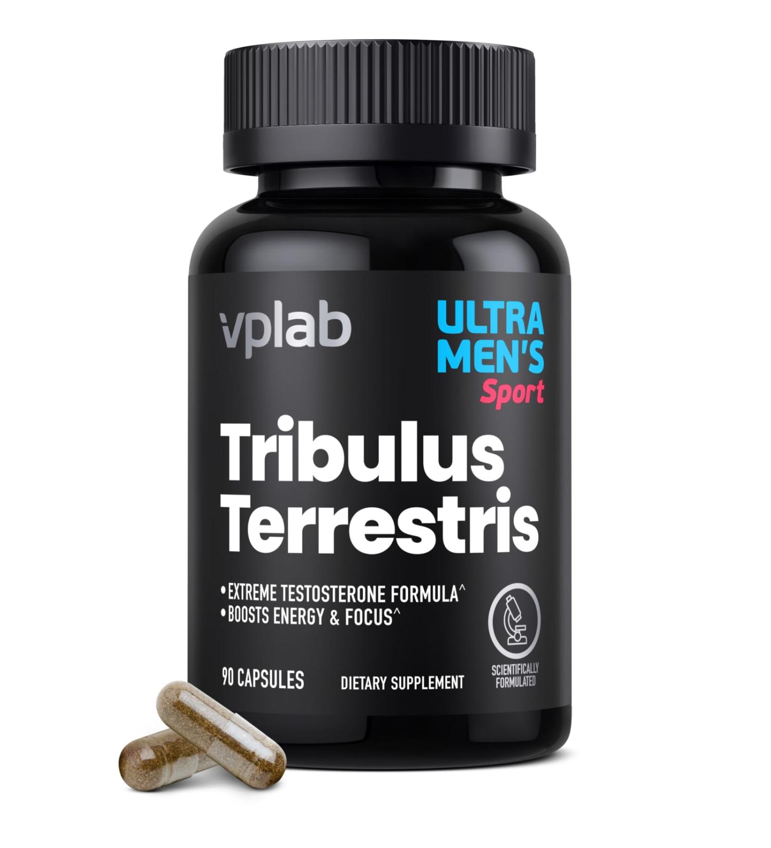 VPLab Ultra Men's Tribulus Terrestris - Daily Multivitamin Supplement for Men with Tribulus Terrestris Extract and Zinc - Supports Levels & Immune System 90 Capsules - Buy Online on GoSupps.com